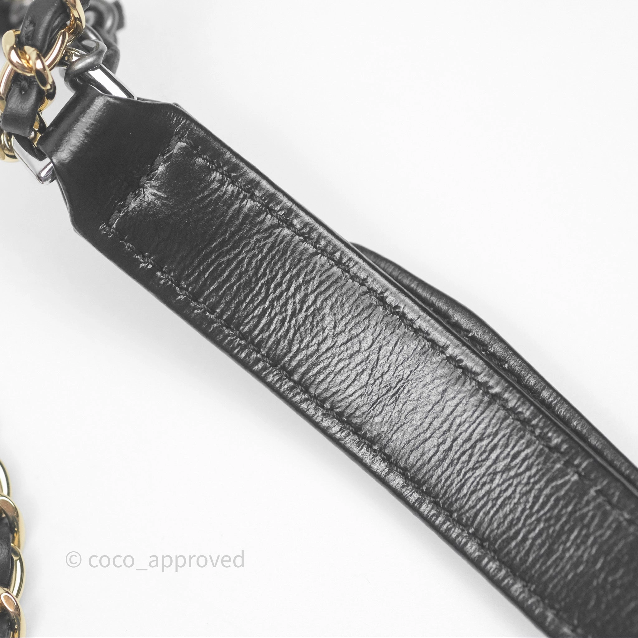Chanel Small Gabrielle Hobo Quilted Black Aged Calfskin