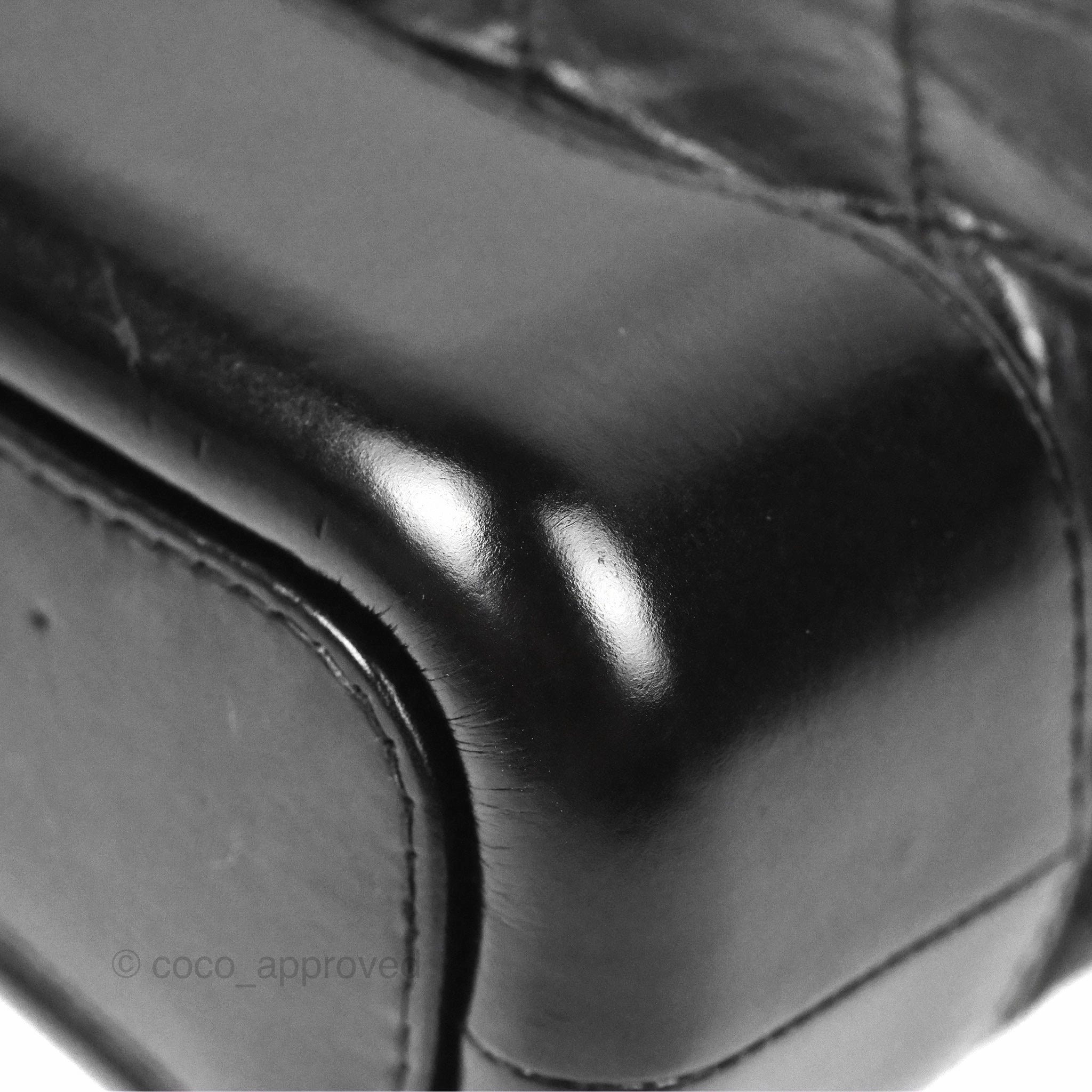 Chanel Small Gabrielle Hobo Quilted Black Aged Calfskin