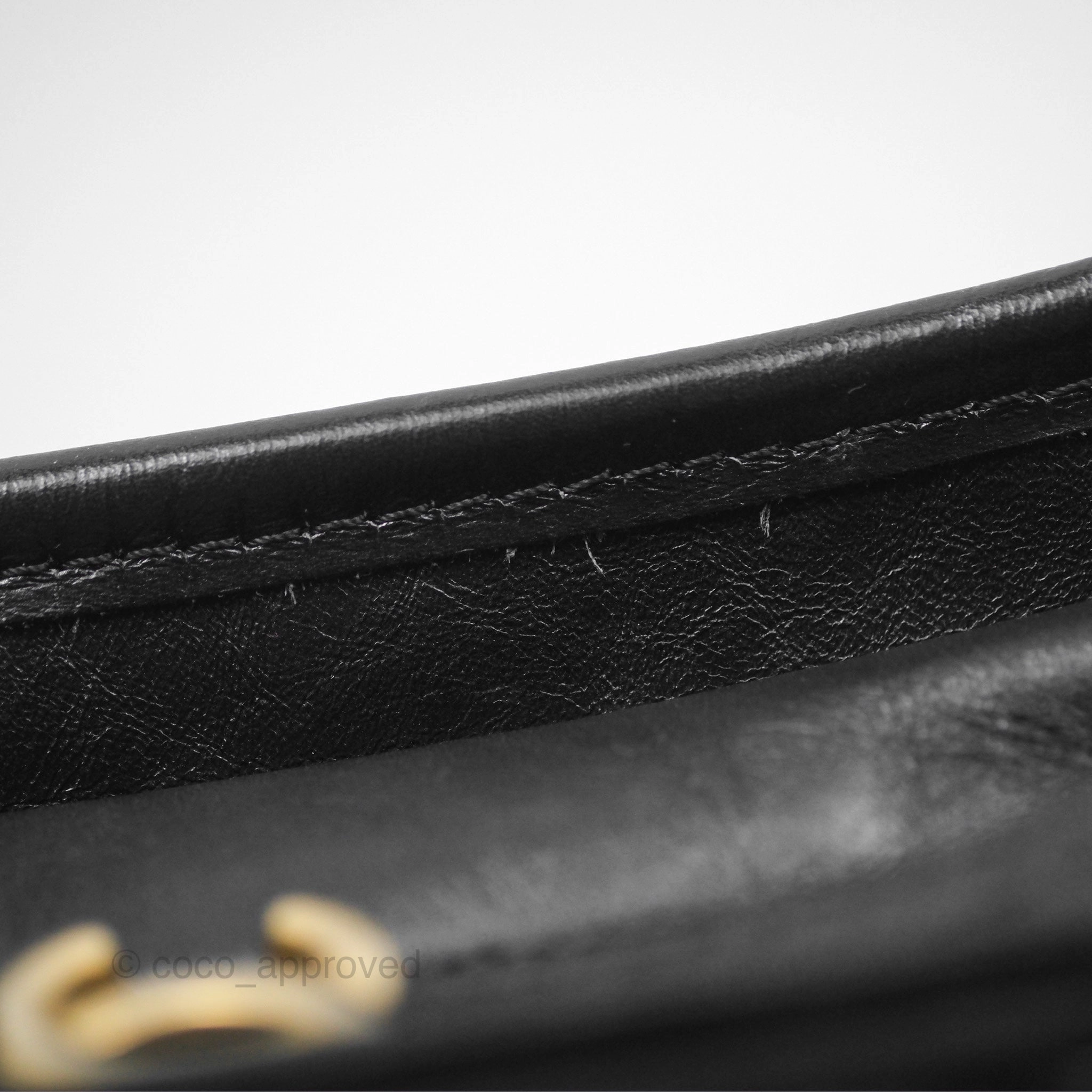 Chanel Small Gabrielle Hobo Quilted Black Aged Calfskin
