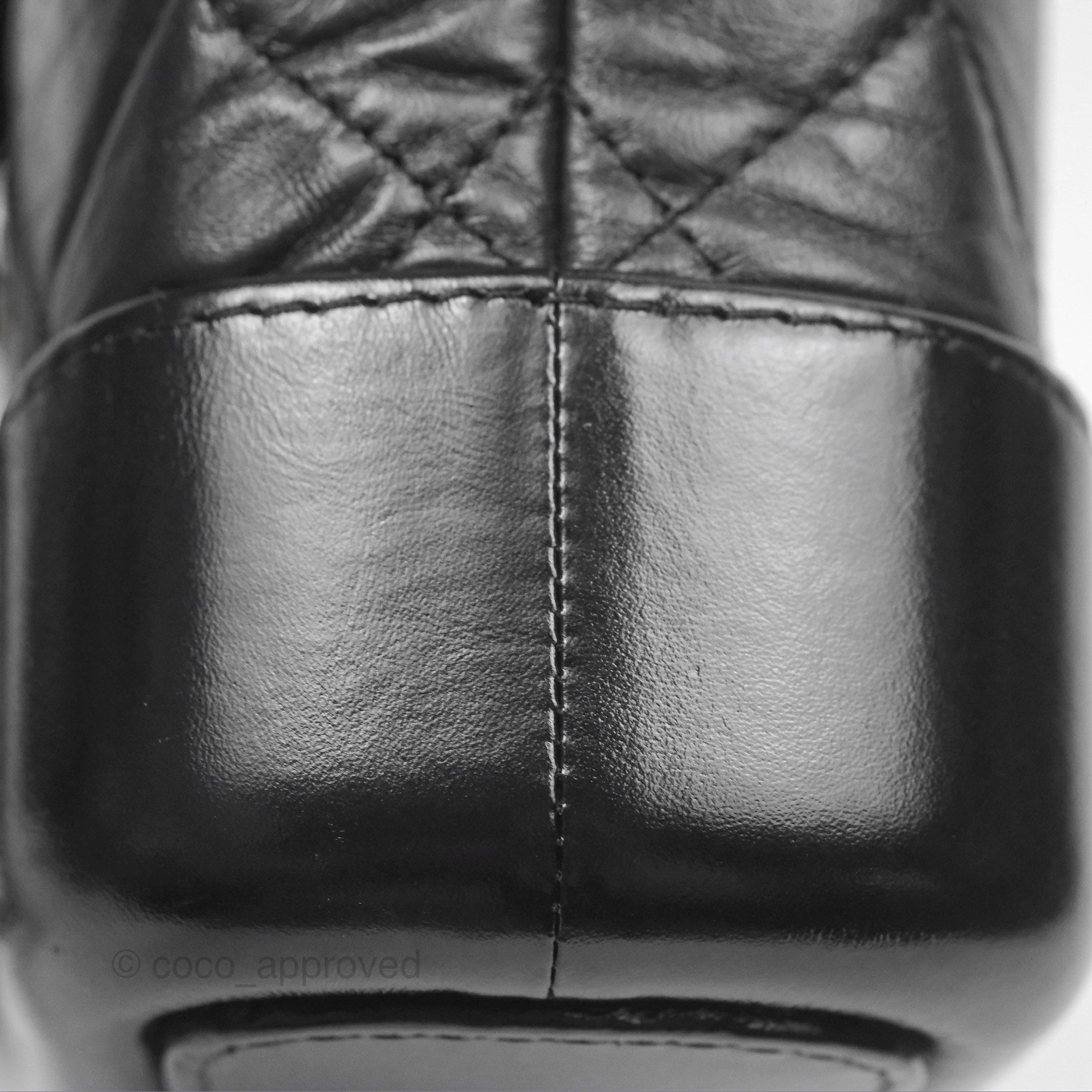 Chanel Small Gabrielle Hobo Quilted Black Aged Calfskin