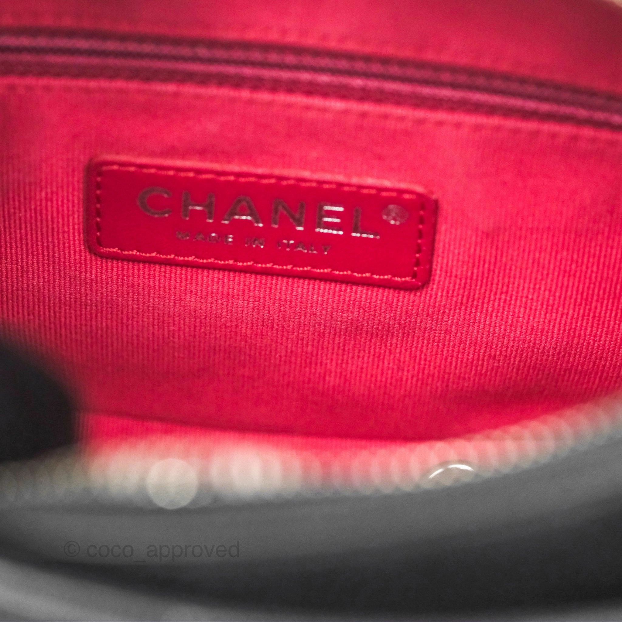 Chanel Small Gabrielle Hobo Quilted Black Aged Calfskin