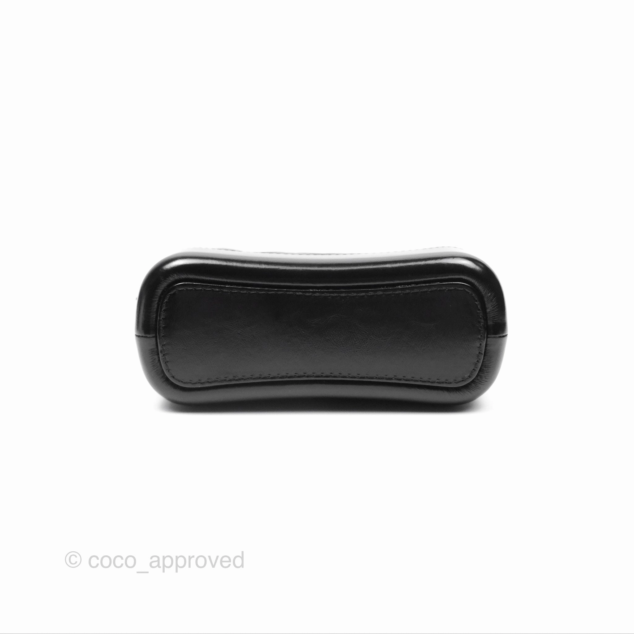 Chanel Small Gabrielle Hobo Quilted Black Aged Calfskin