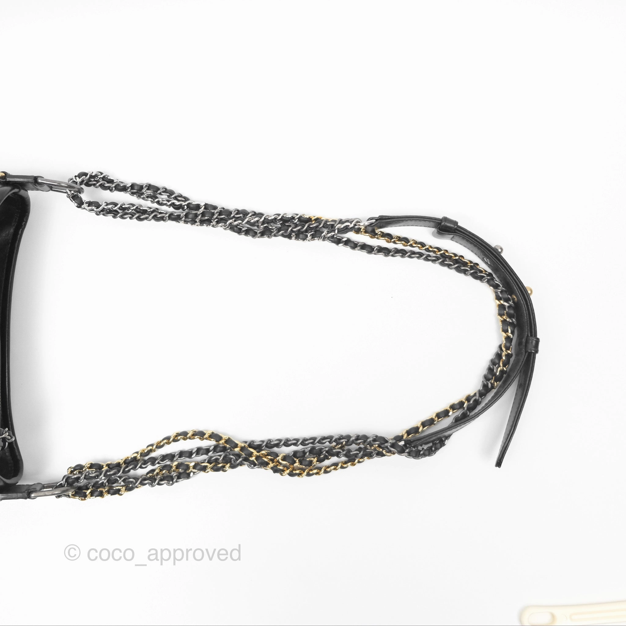 Chanel Small Gabrielle Hobo Quilted Black Aged Calfskin