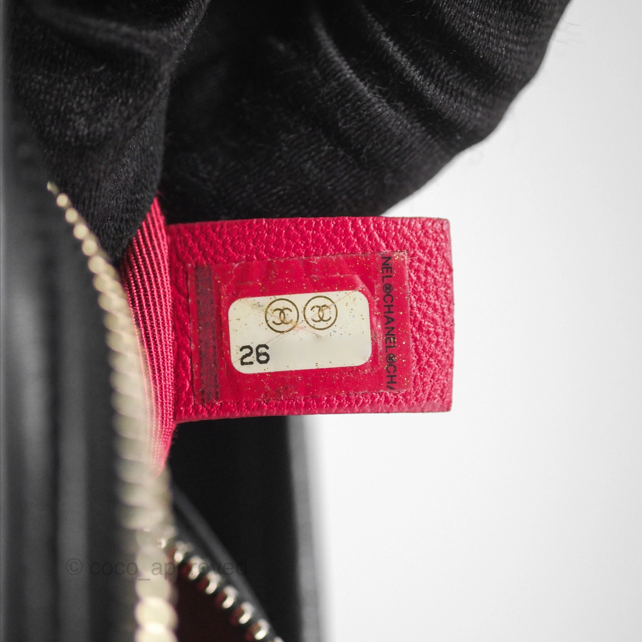 Chanel Small Gabrielle Hobo Quilted Black Aged Calfskin