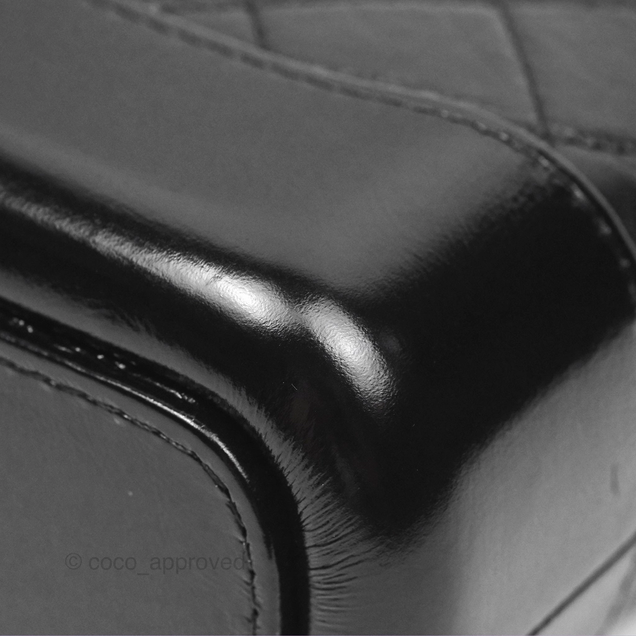 Chanel Small Gabrielle Hobo Quilted Black Aged Calfskin