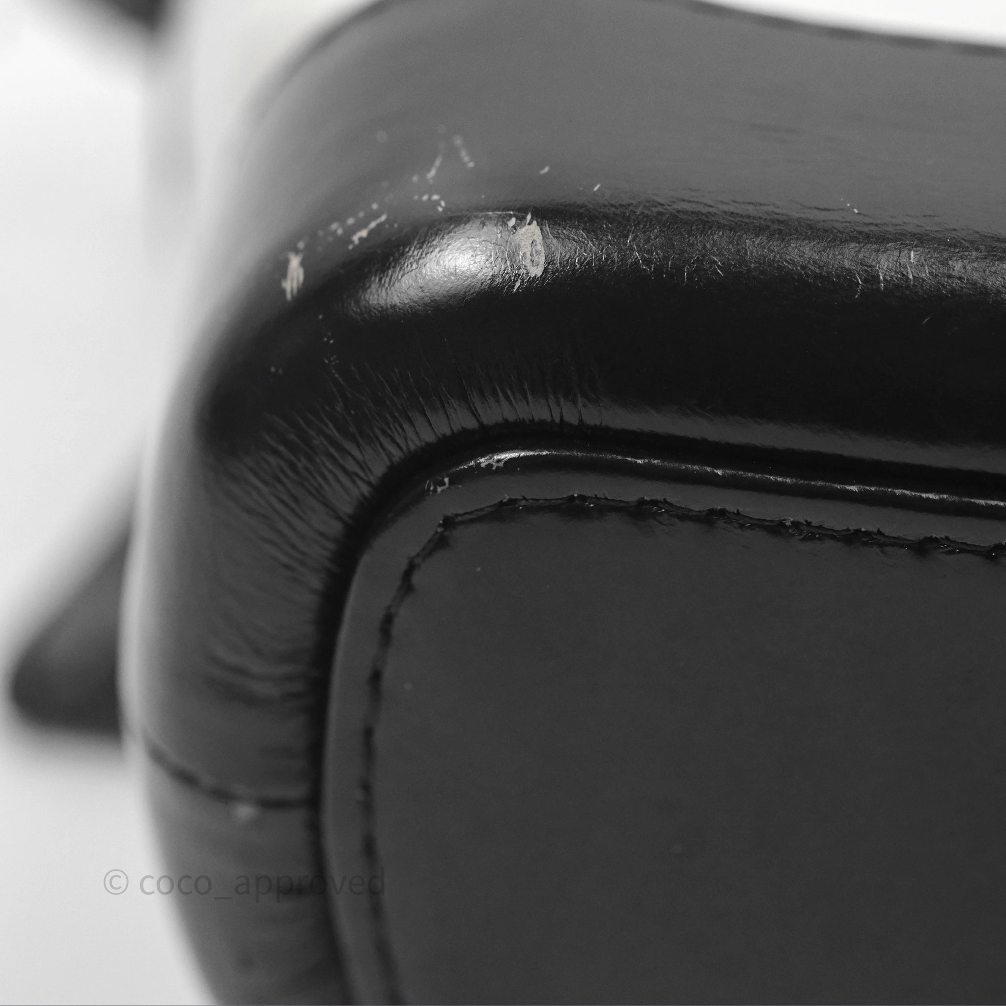 Chanel Small Gabrielle Hobo Quilted Black White Aged Calfskin