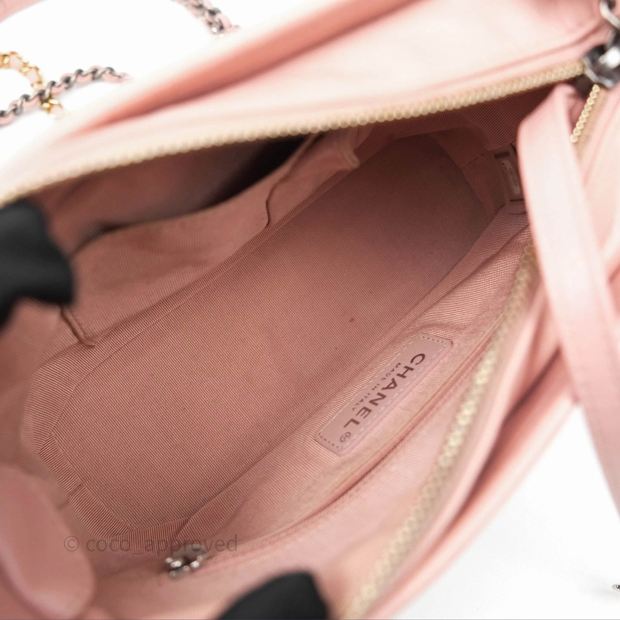Chanel Small Gabrielle Hobo Quilted Pink Aged Calfskin