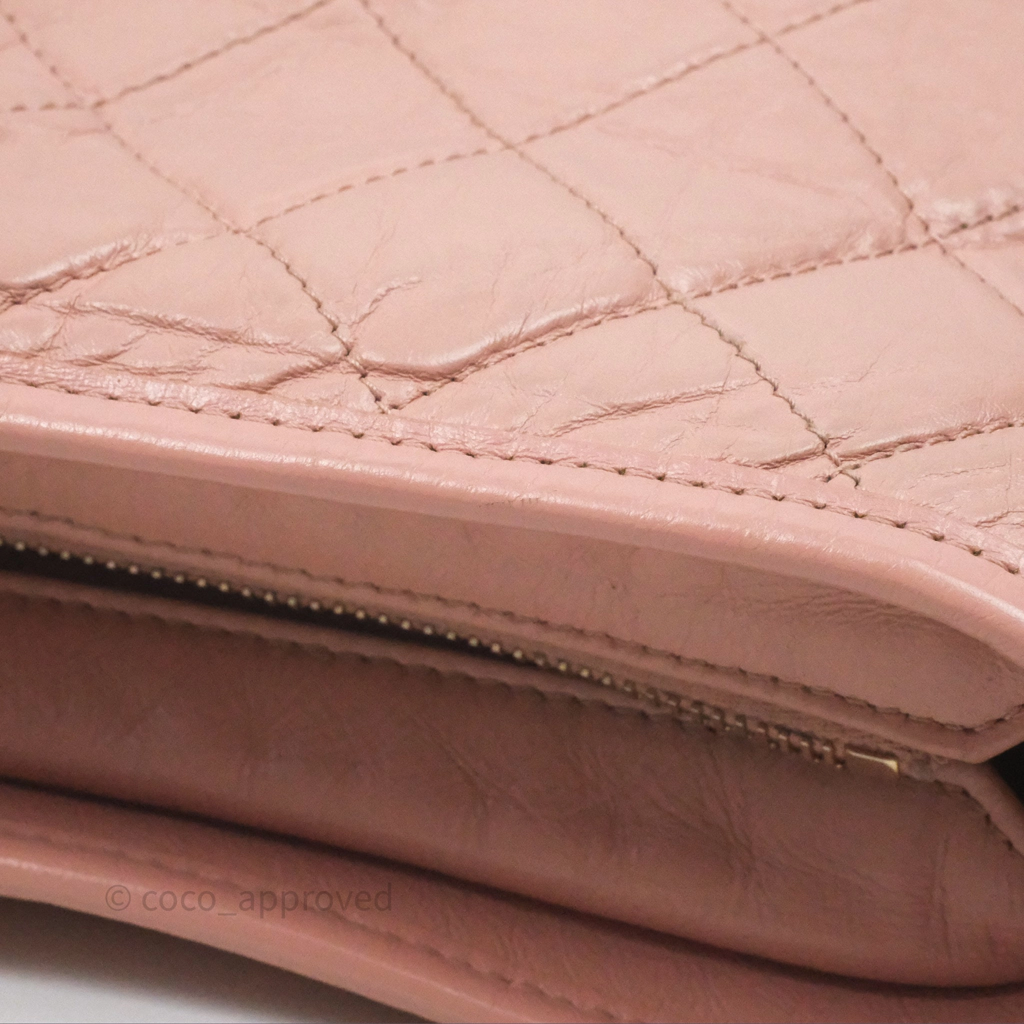 Chanel Small Gabrielle Hobo Quilted Pink Aged Calfskin