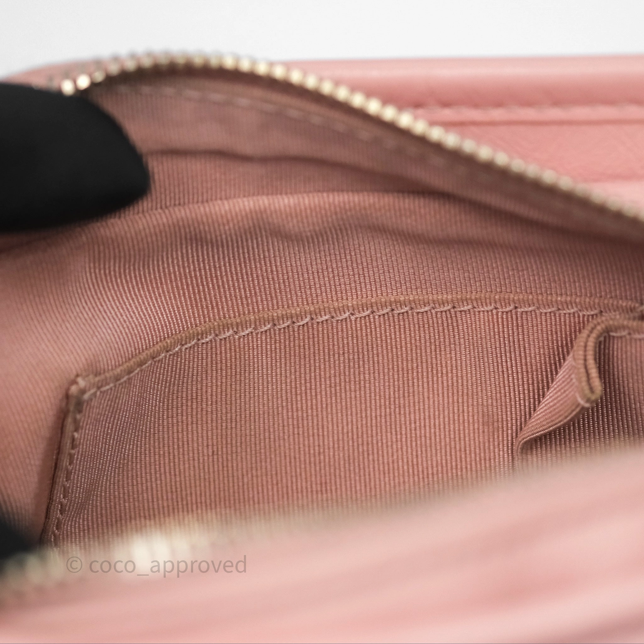 Chanel Small Gabrielle Hobo Quilted Pink Aged Calfskin
