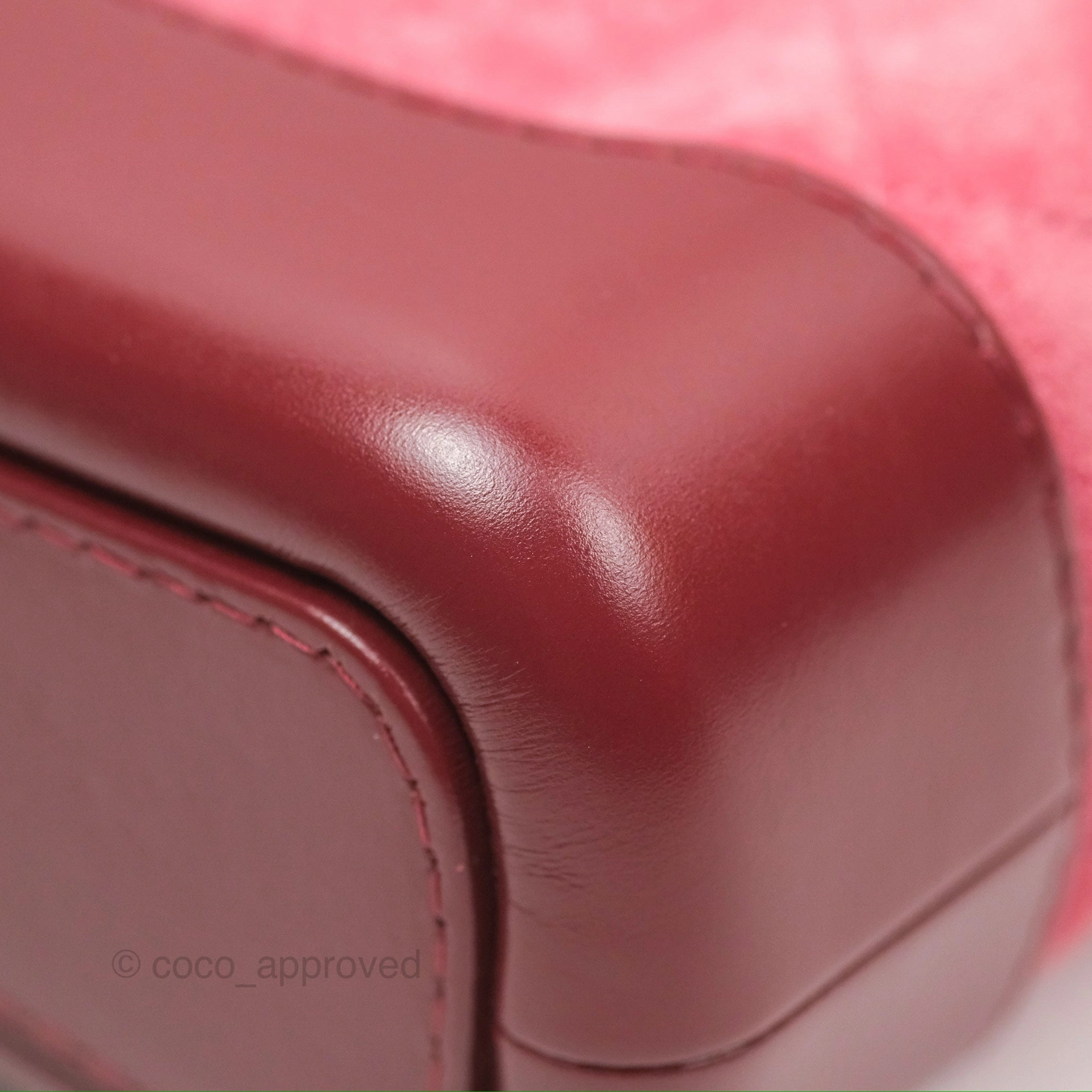 Chanel Small Gabrielle Hobo Quilted Red Velvet Aged Calfskin