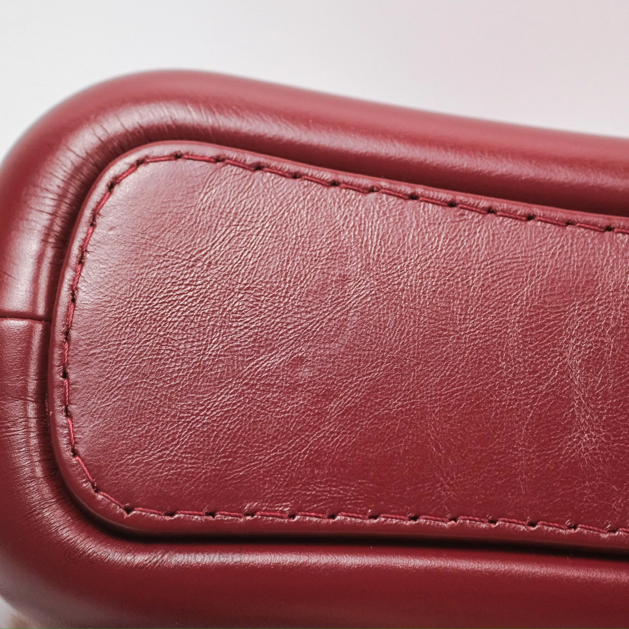 Chanel Small Gabrielle Hobo Quilted Red Velvet Aged Calfskin