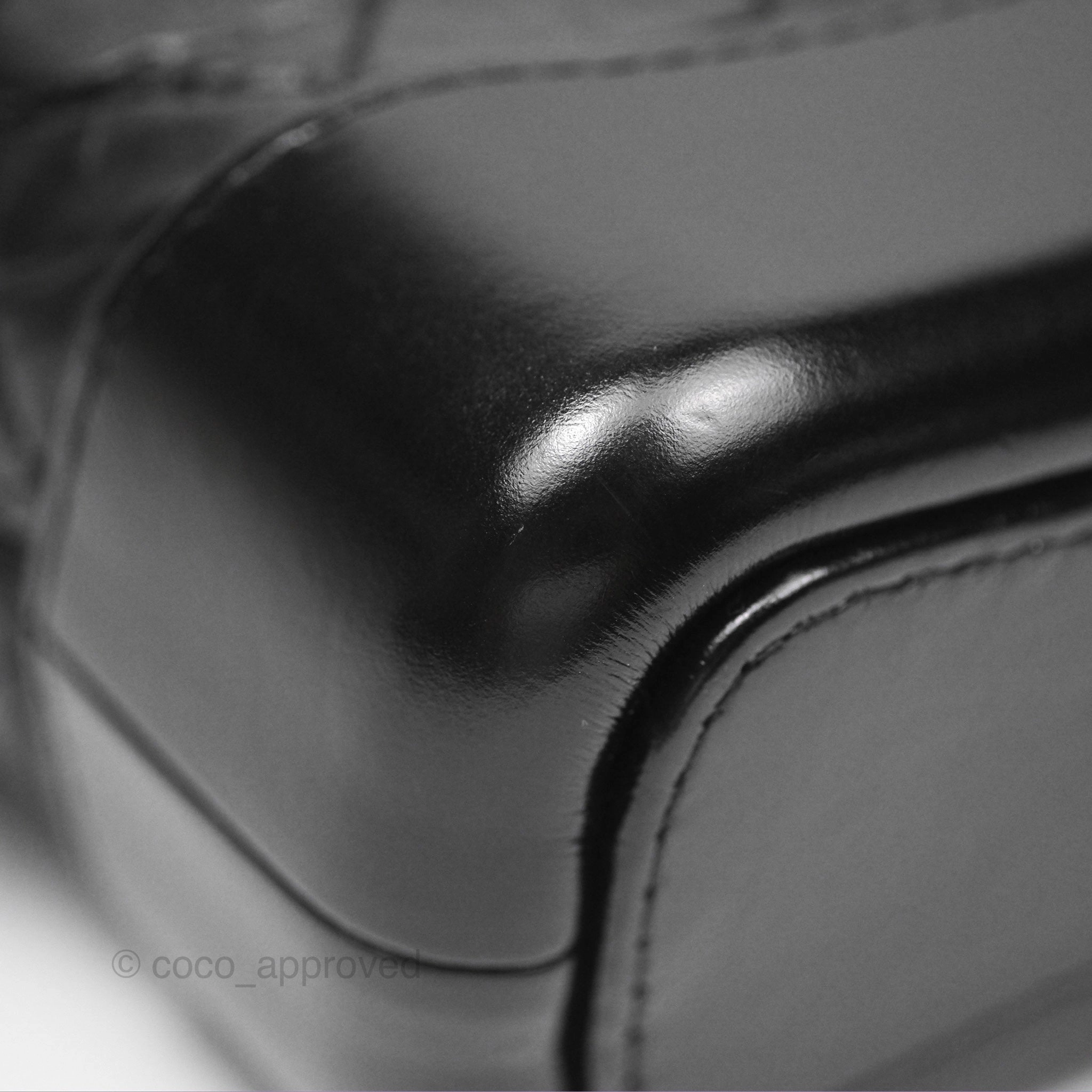 Chanel Small Gabrielle Hobo Quilted So Black Aged Calfskin