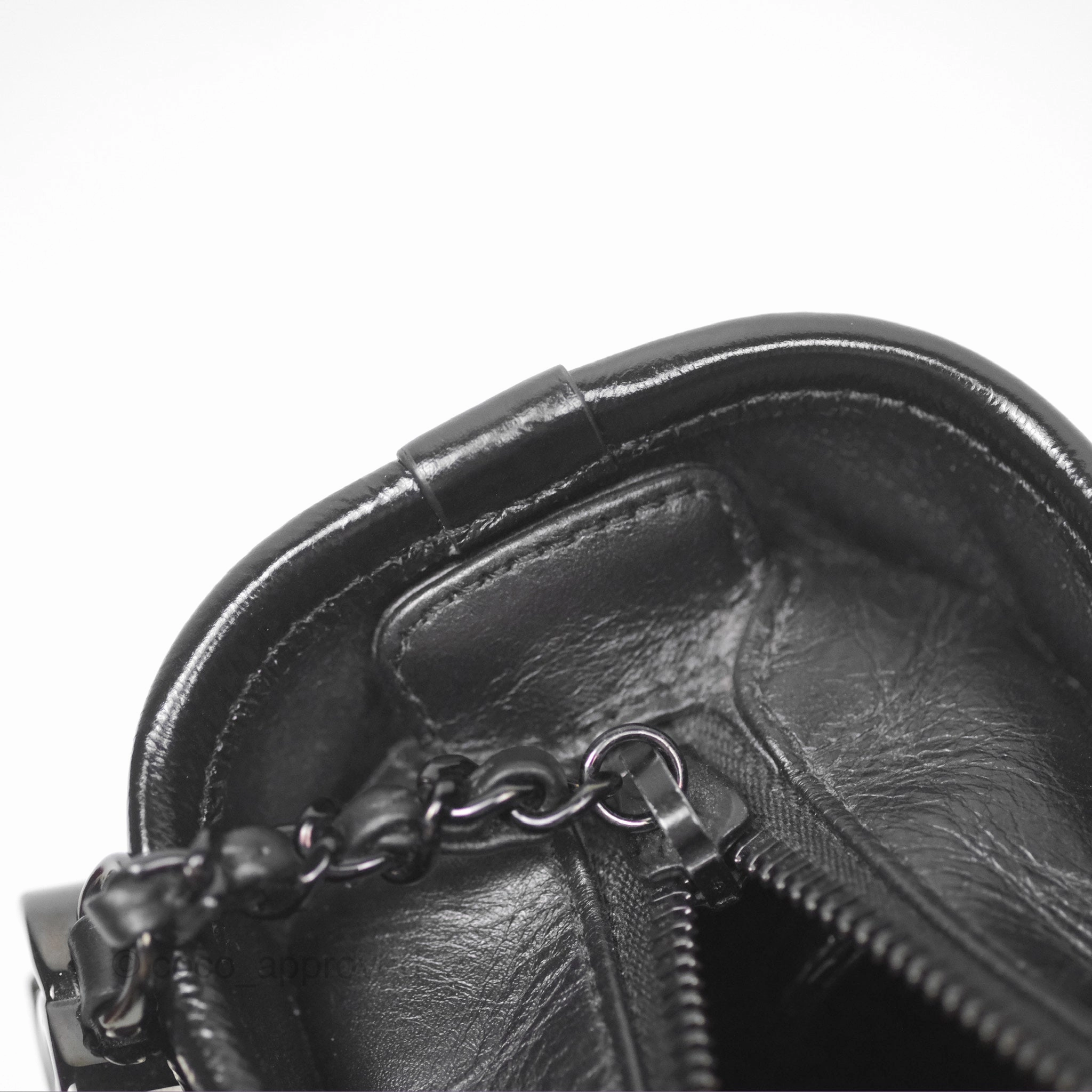 Chanel Small Gabrielle Hobo Quilted So Black Aged Calfskin