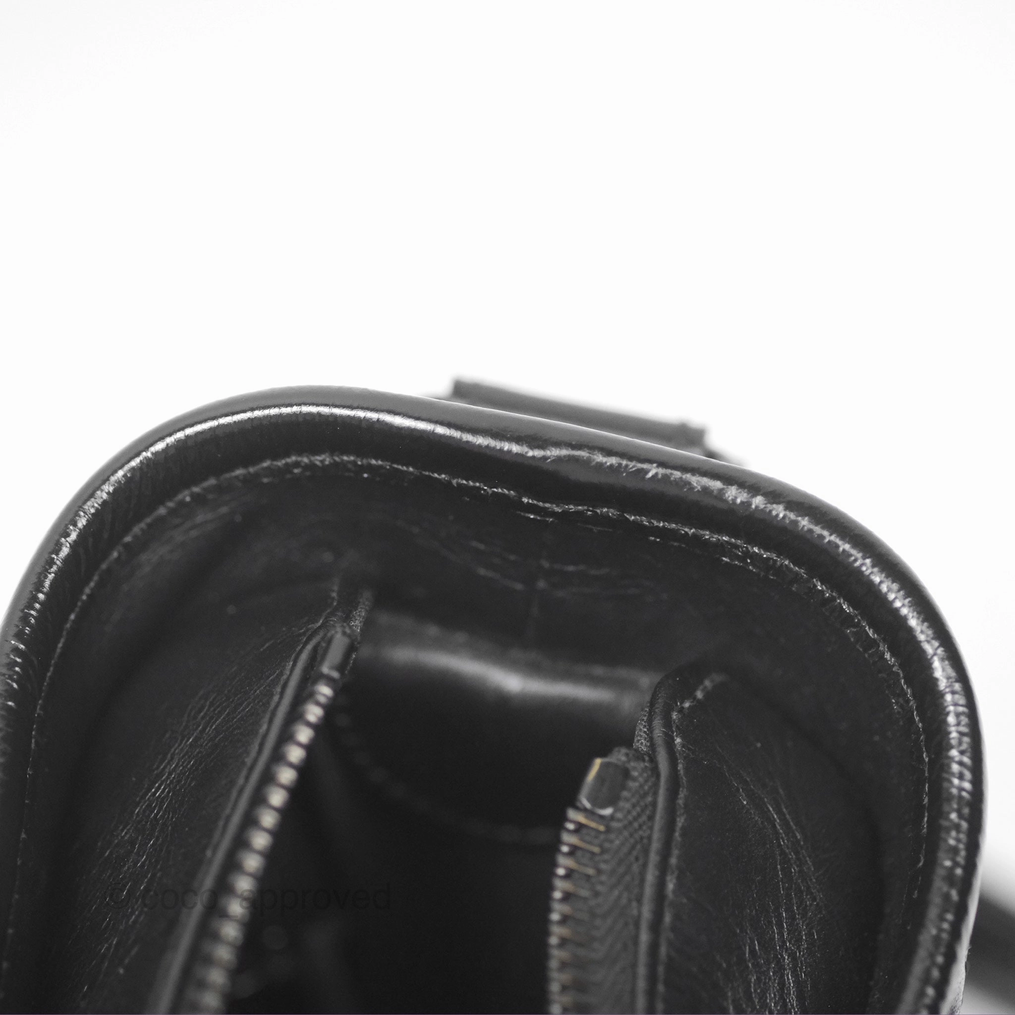 Chanel Small Gabrielle Hobo Quilted So Black Aged Calfskin