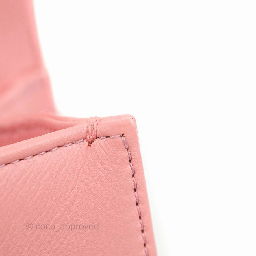 Chanel Small Quilted Boy Pink Calfskin Aged Gold Hardware