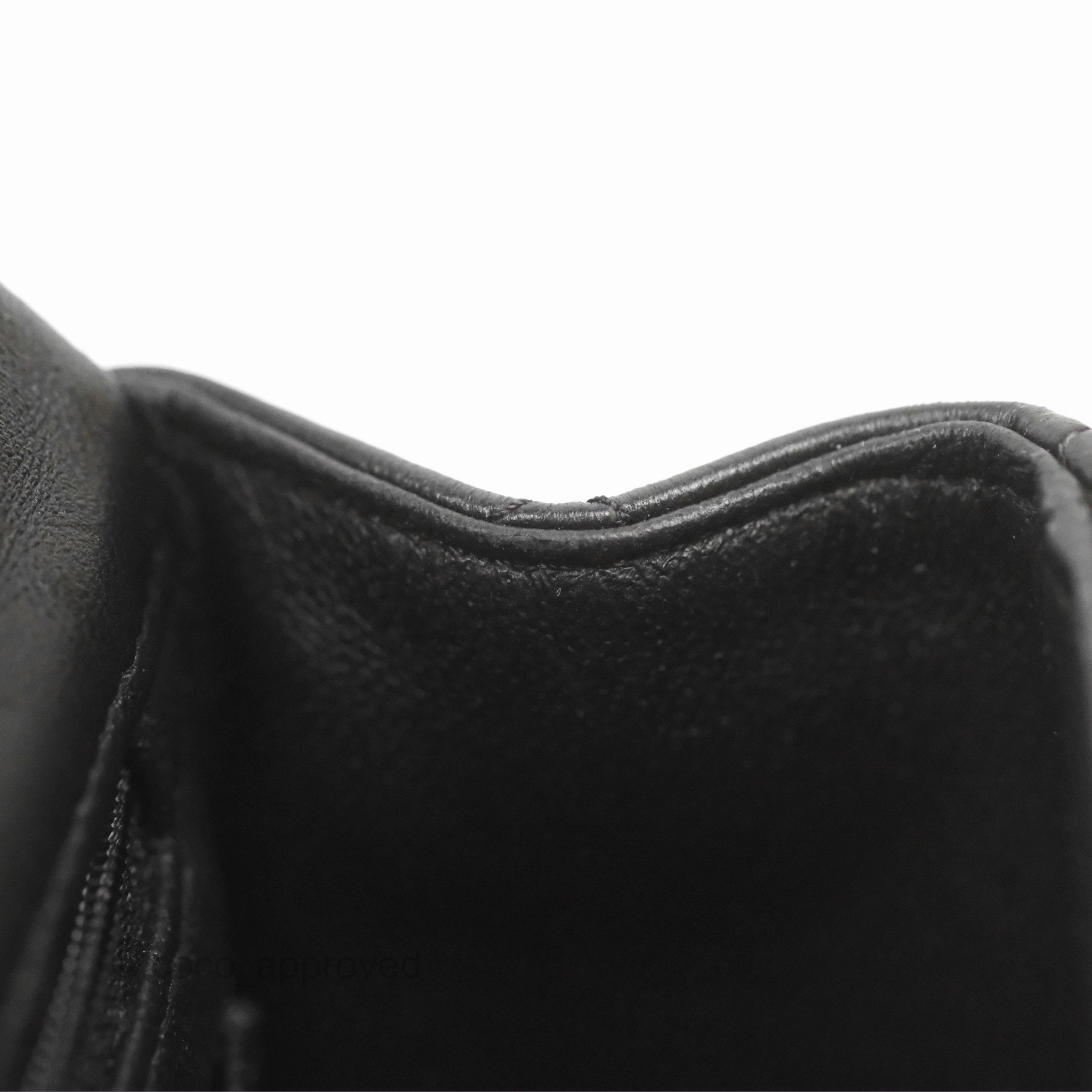 Chanel Top Handle Mini Rectangular Flap Bag Black Lambskin Gold Hardware
