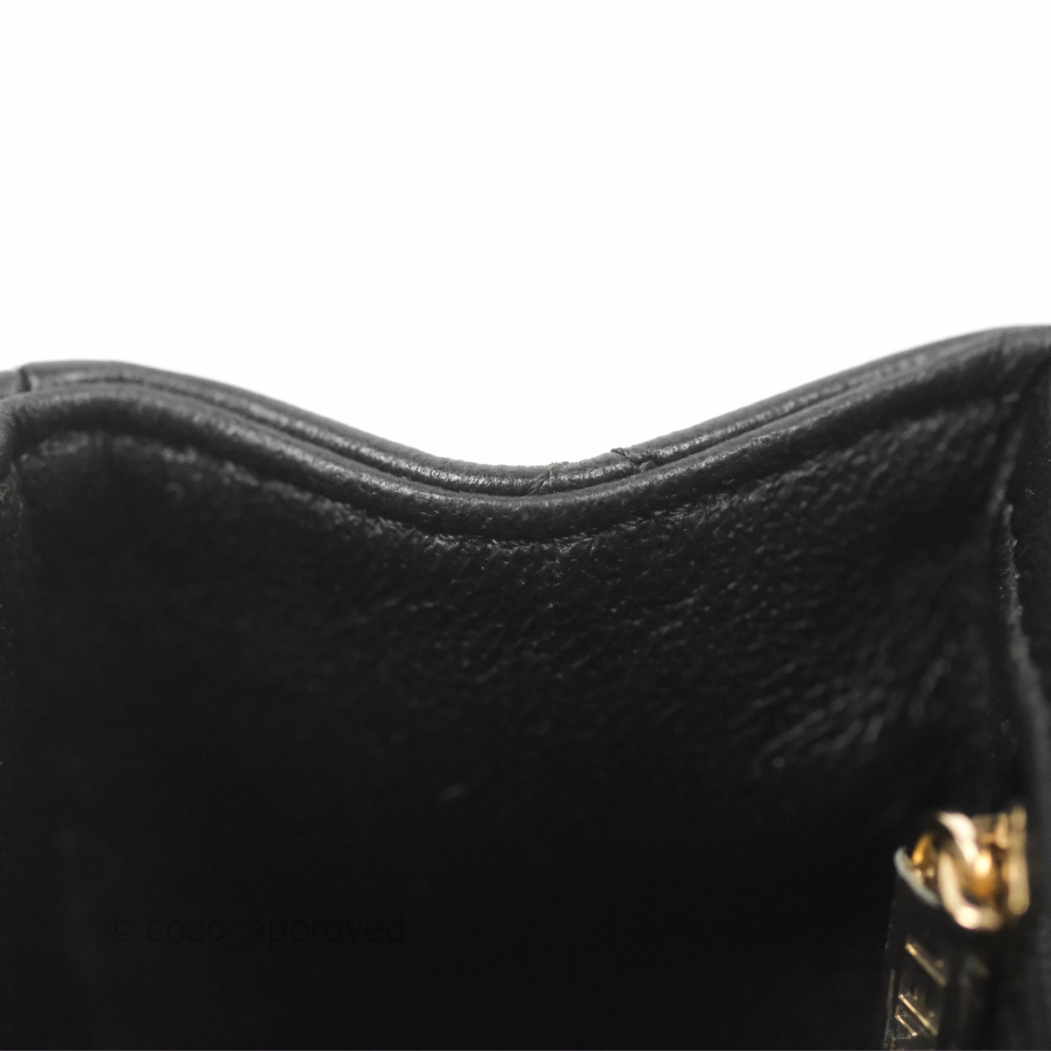 Chanel Top Handle Mini Rectangular Flap Bag Black Lambskin Gold Hardware