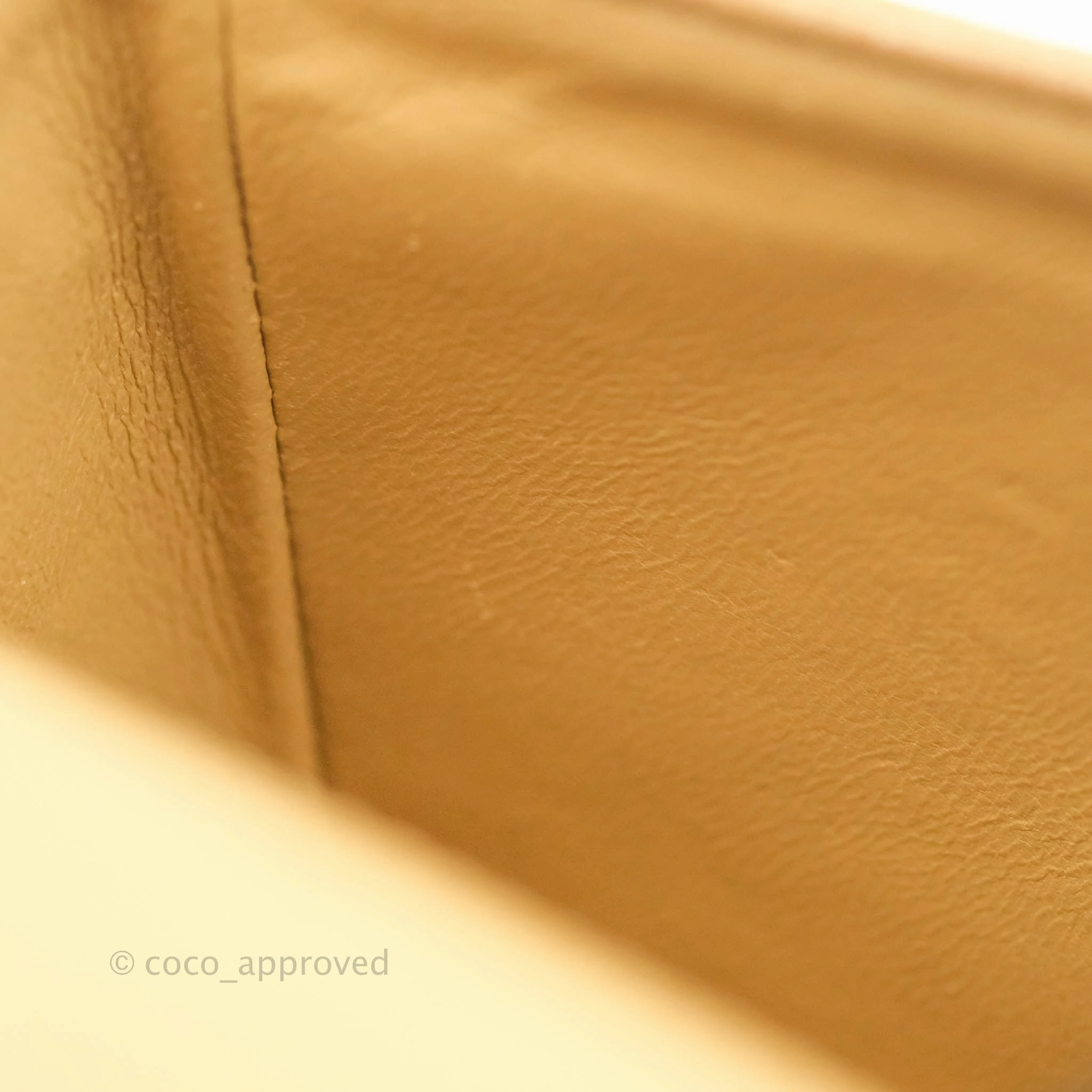 Chanel Vintage Quilted Mini Square Dark Beige Caviar 24K Gold Hardware