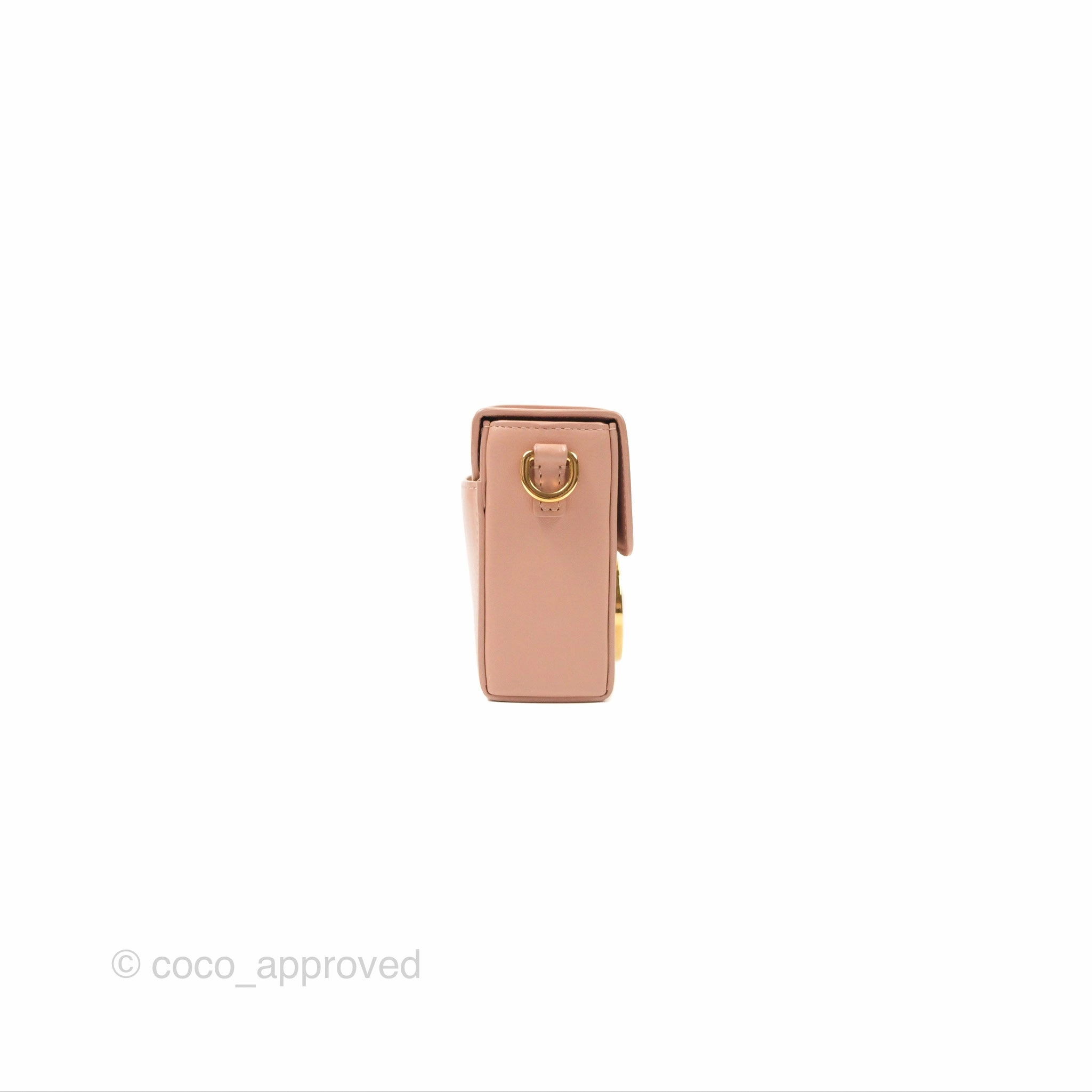 Christian Dior 30 Montaigne Beige Calfskin Box Bag