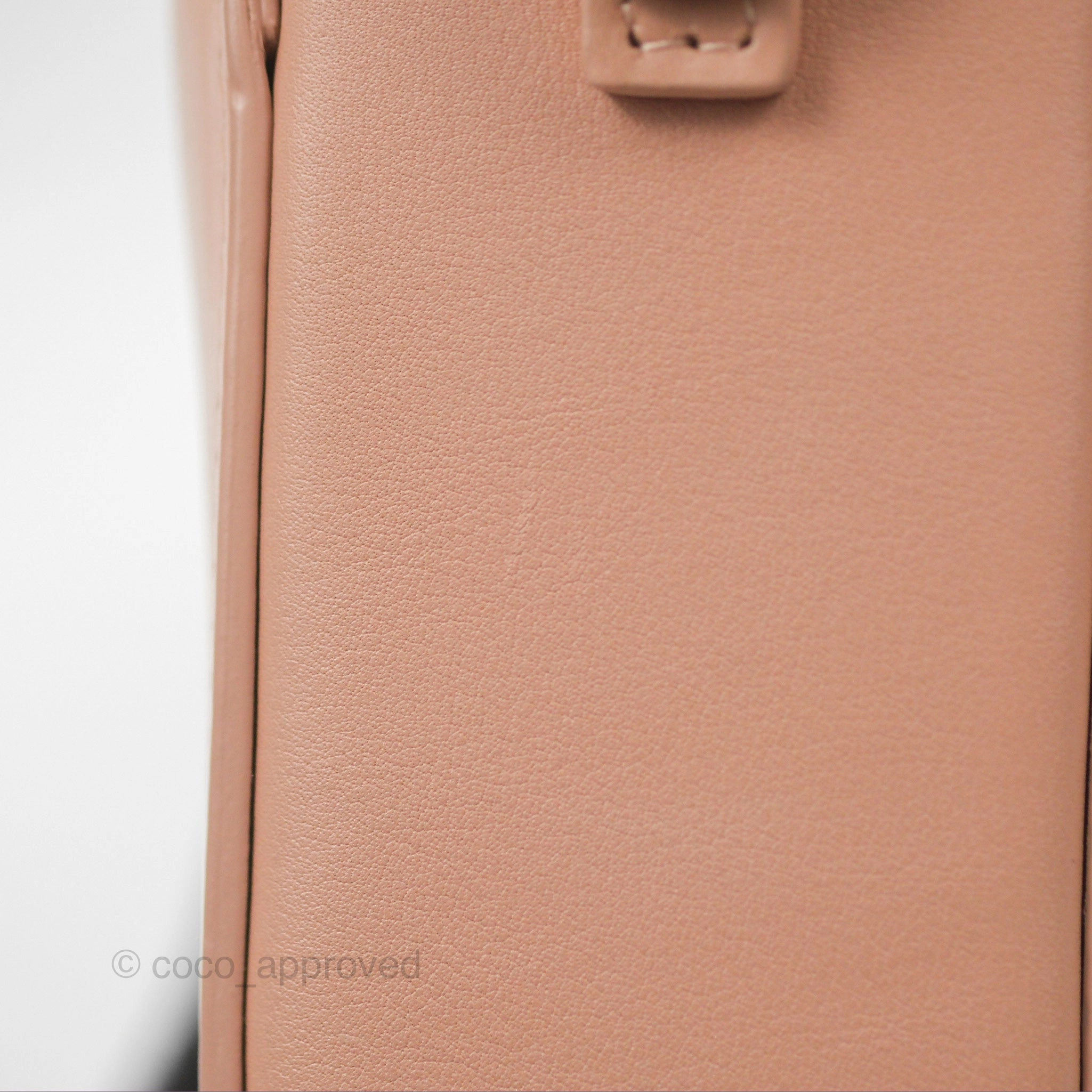 Christian Dior 30 Montaigne Beige Calfskin Box Bag