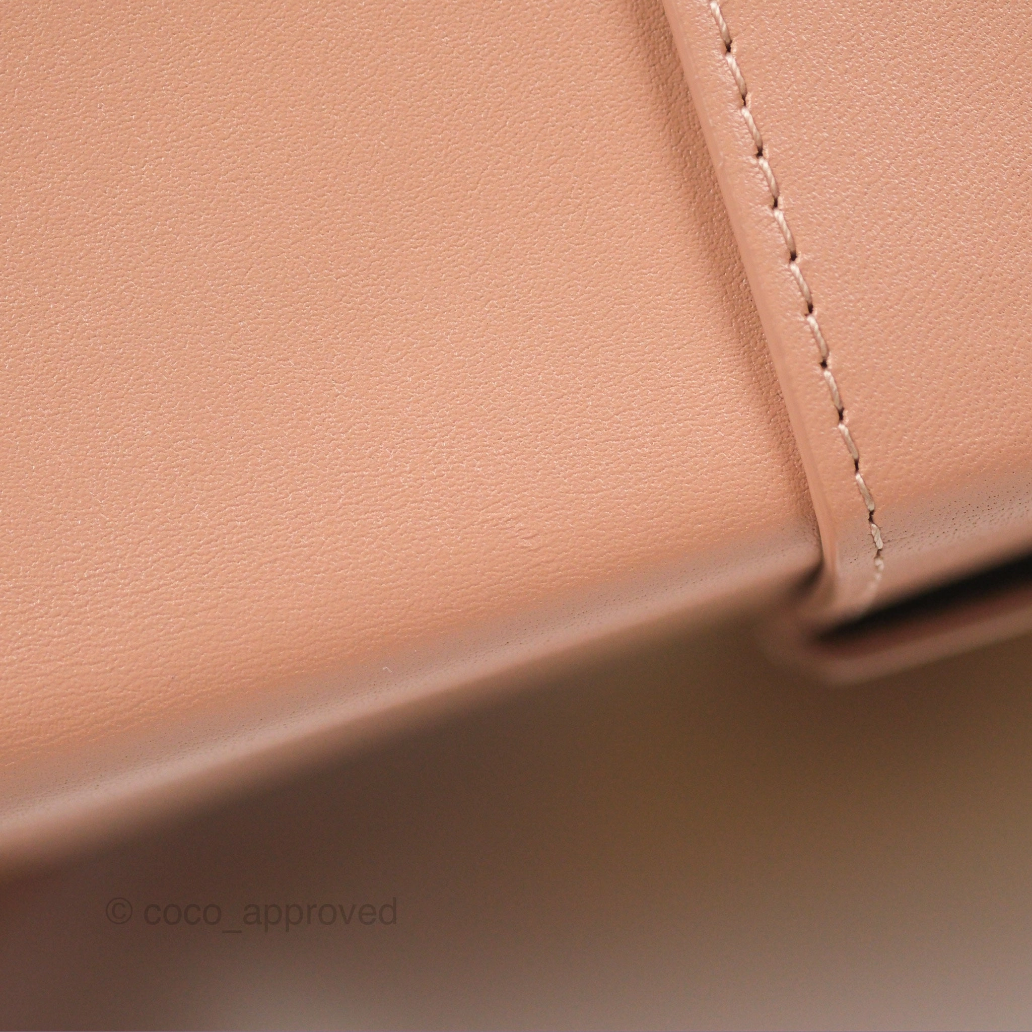 Christian Dior 30 Montaigne Beige Calfskin Box Bag
