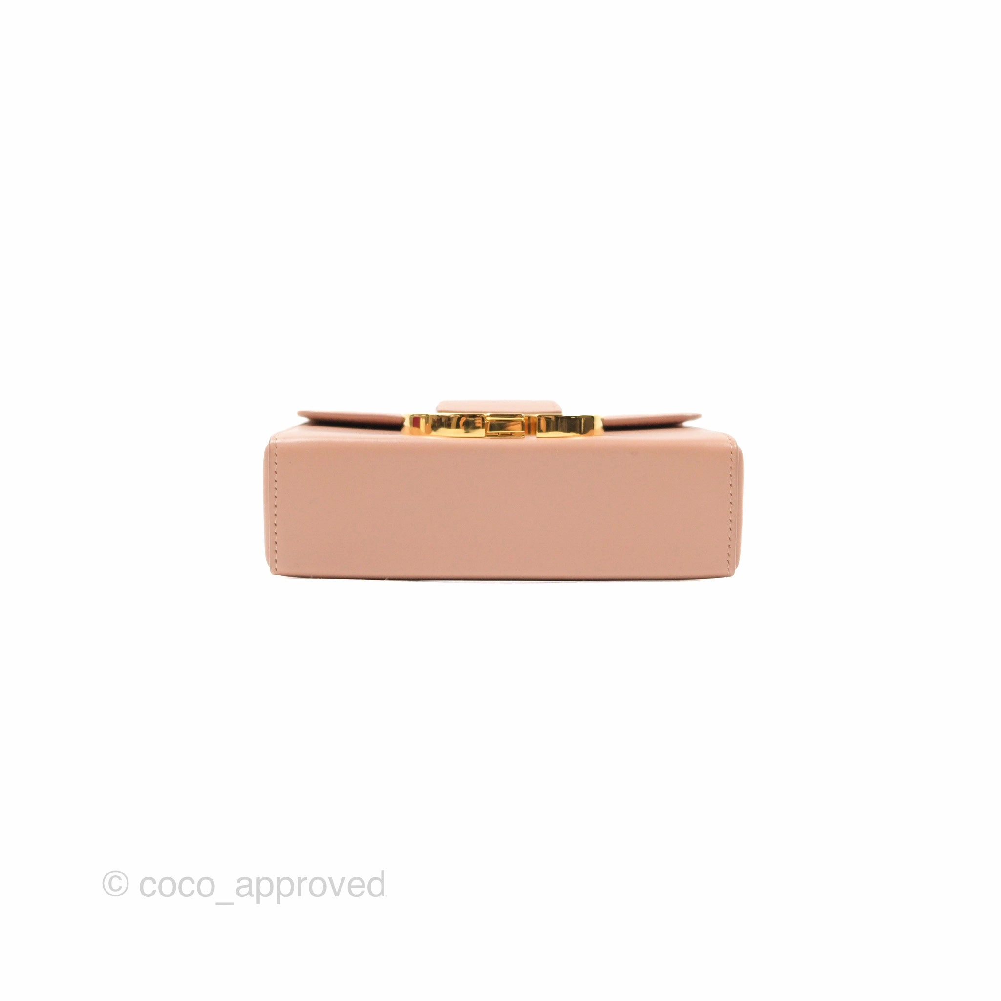 Christian Dior 30 Montaigne Beige Calfskin Box Bag