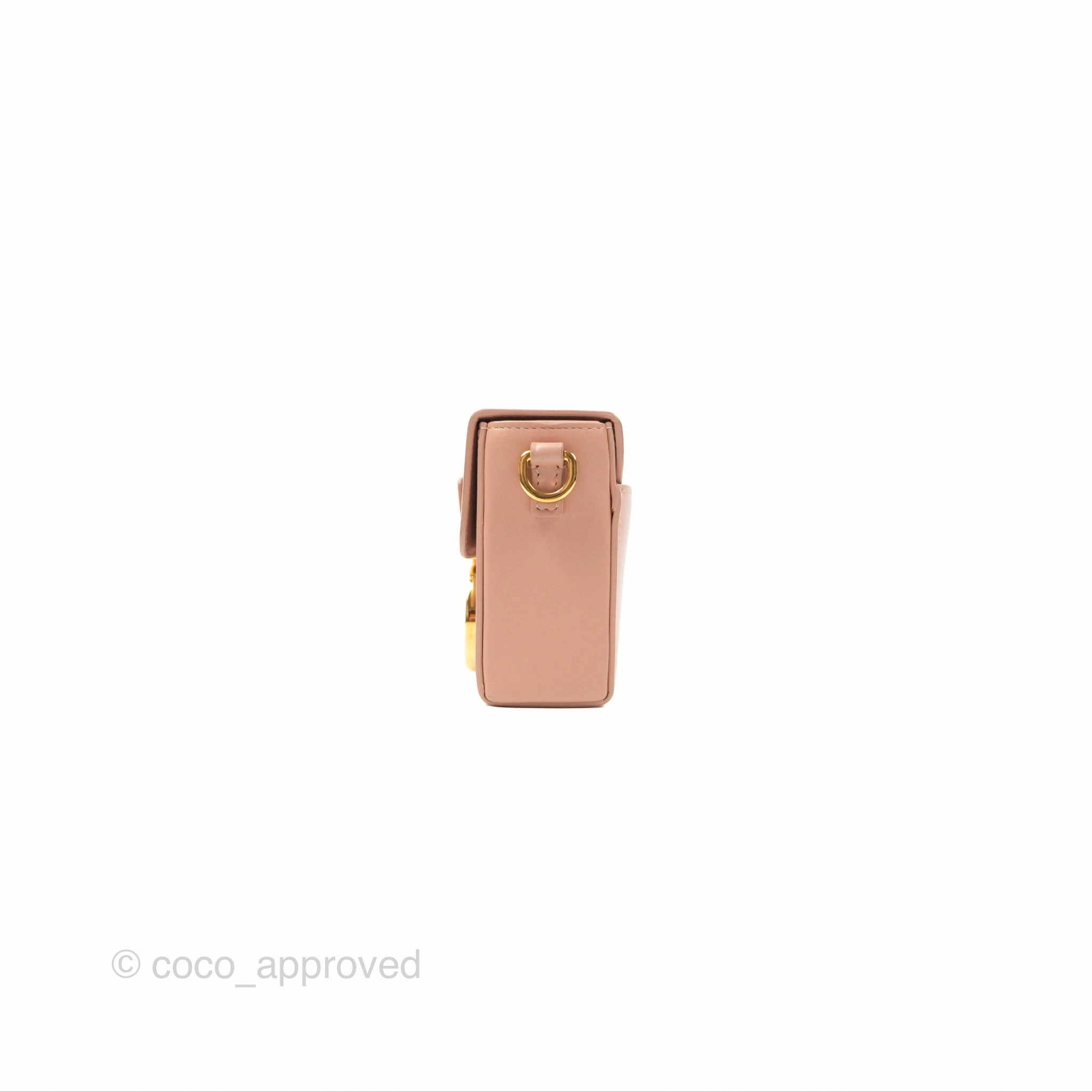 Christian Dior 30 Montaigne Beige Calfskin Box Bag