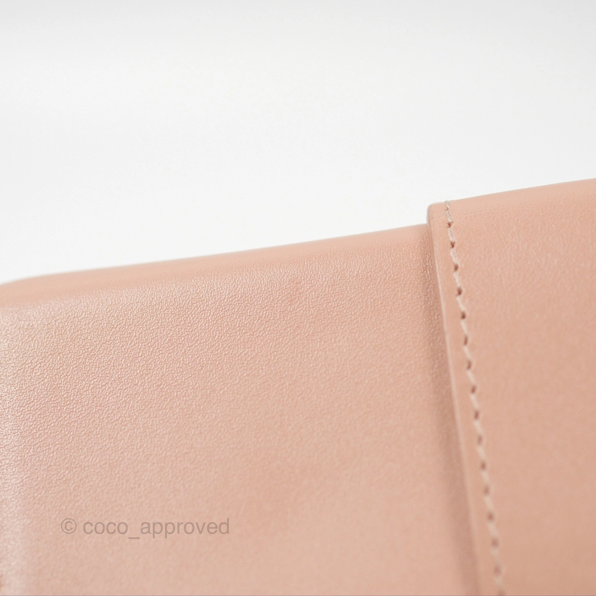 Christian Dior 30 Montaigne Beige Calfskin Box Bag