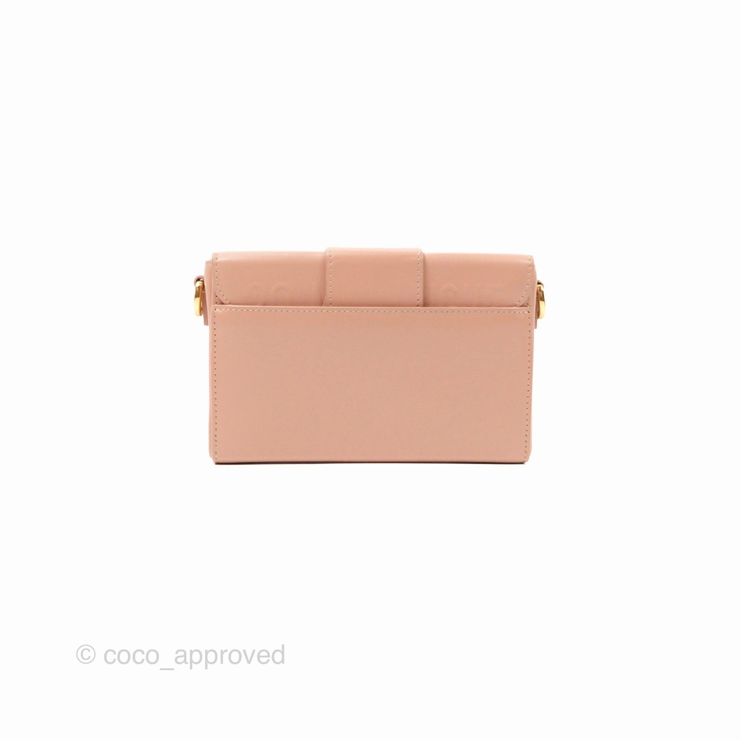 Christian Dior 30 Montaigne Beige Calfskin Box Bag