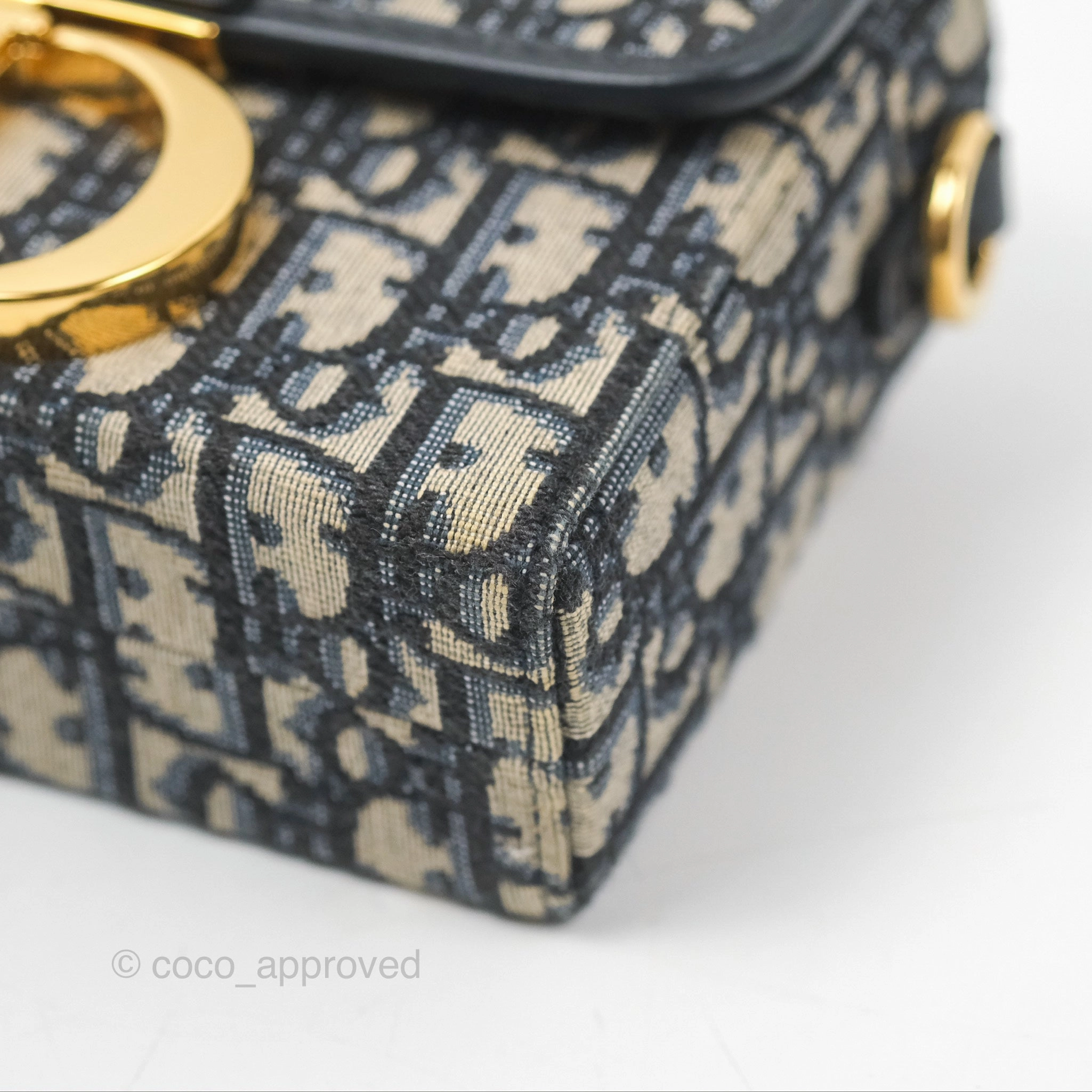 Christian Dior 30 Montaigne Oblique Jacquard Box Bag