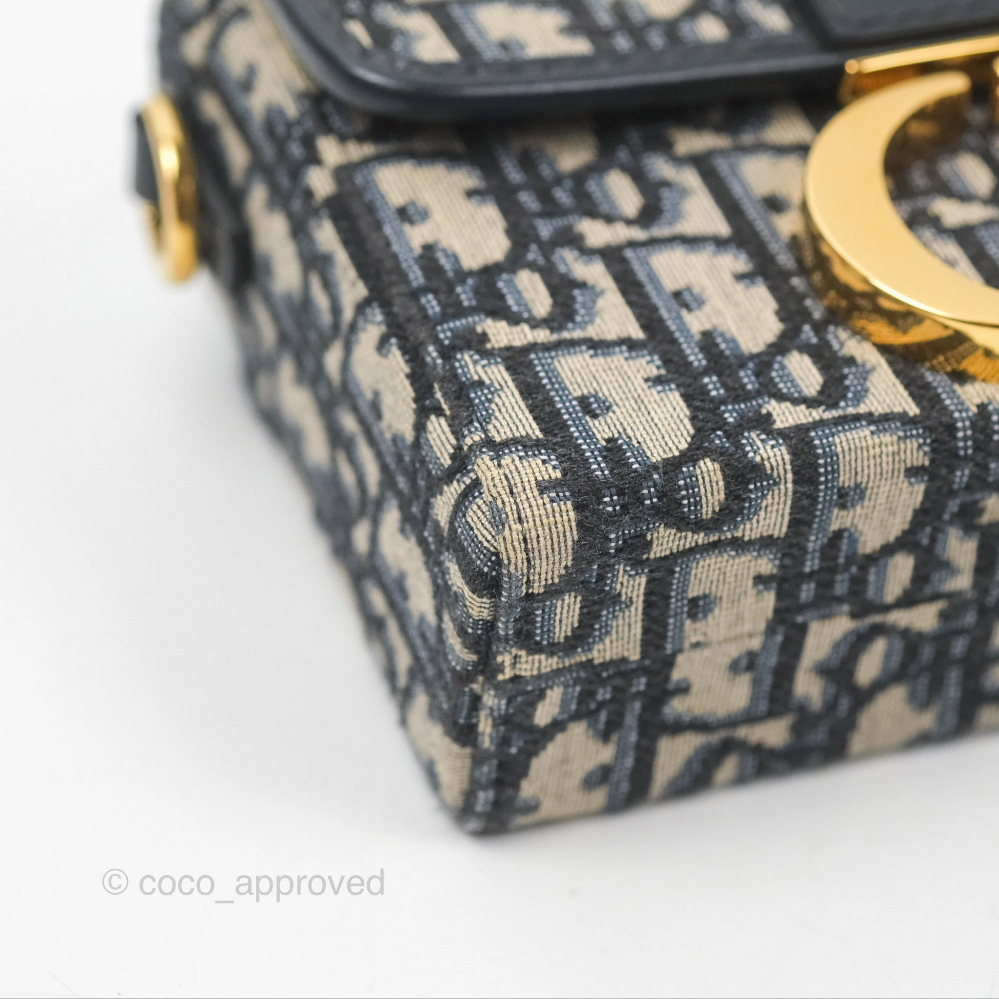 Christian Dior 30 Montaigne Oblique Jacquard Box Bag