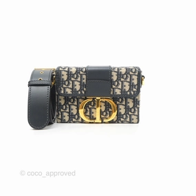 Christian Dior 30 Montaigne Oblique Jacquard Box Bag