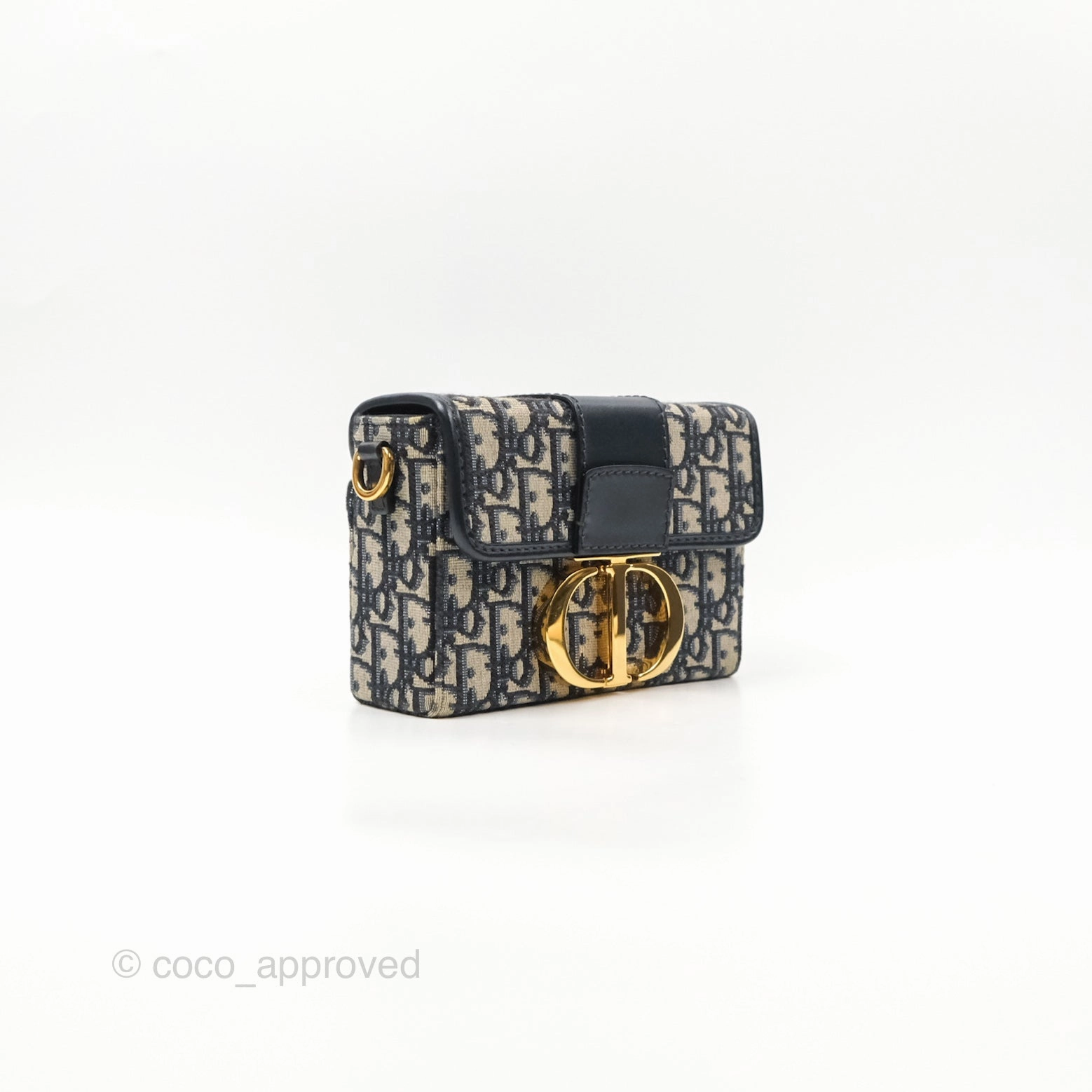 Christian Dior 30 Montaigne Oblique Jacquard Box Bag