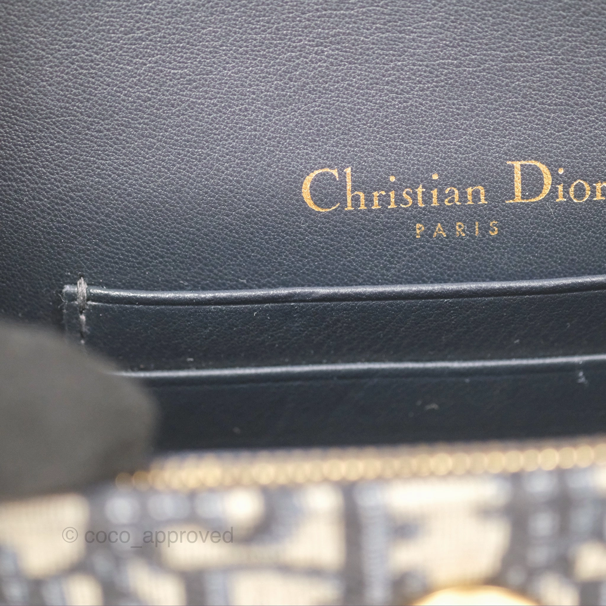 Christian Dior Blue Dior Oblique Jacquard Saddle Belt Pouch
