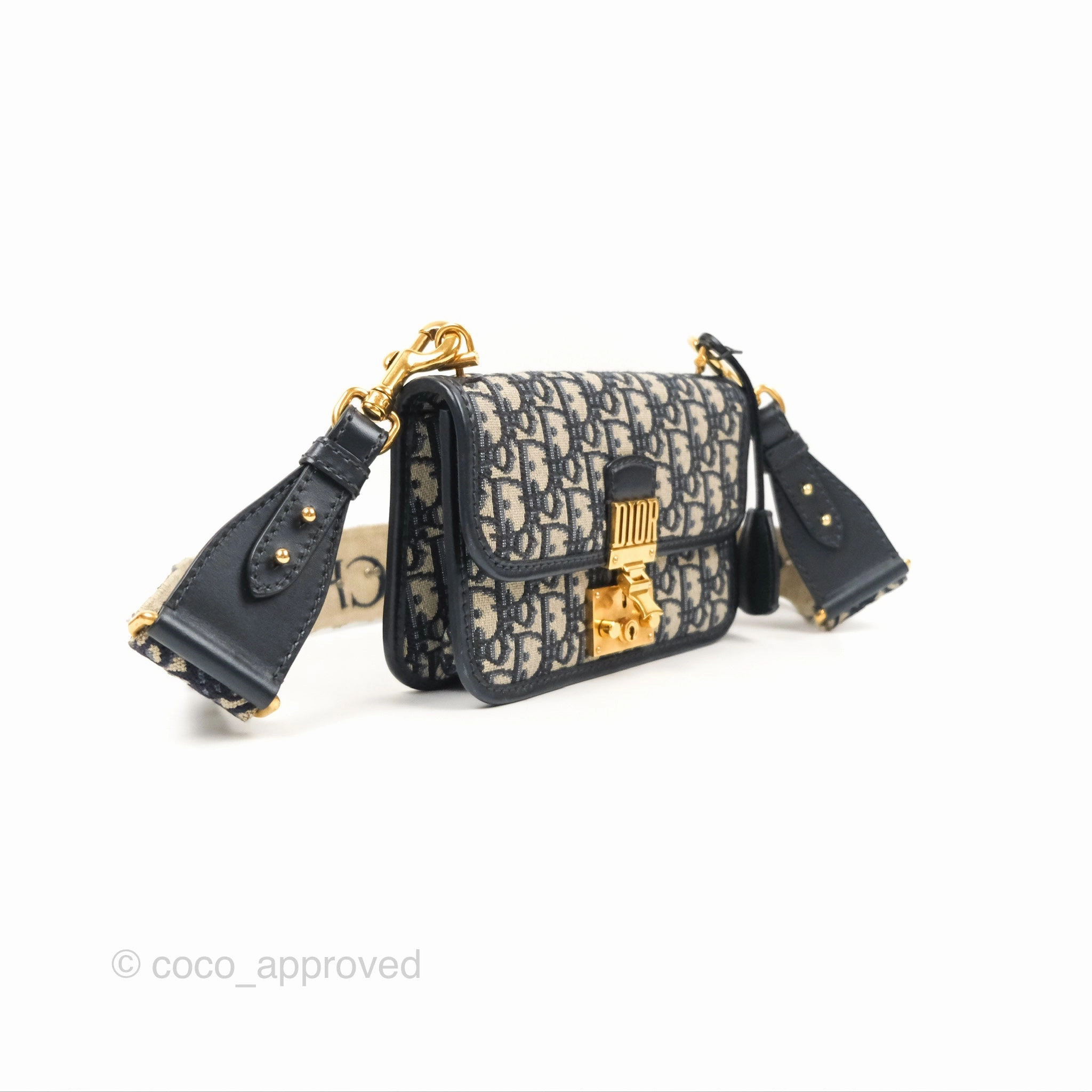 Christian Dior Dioraddict Flap Oblique Blue