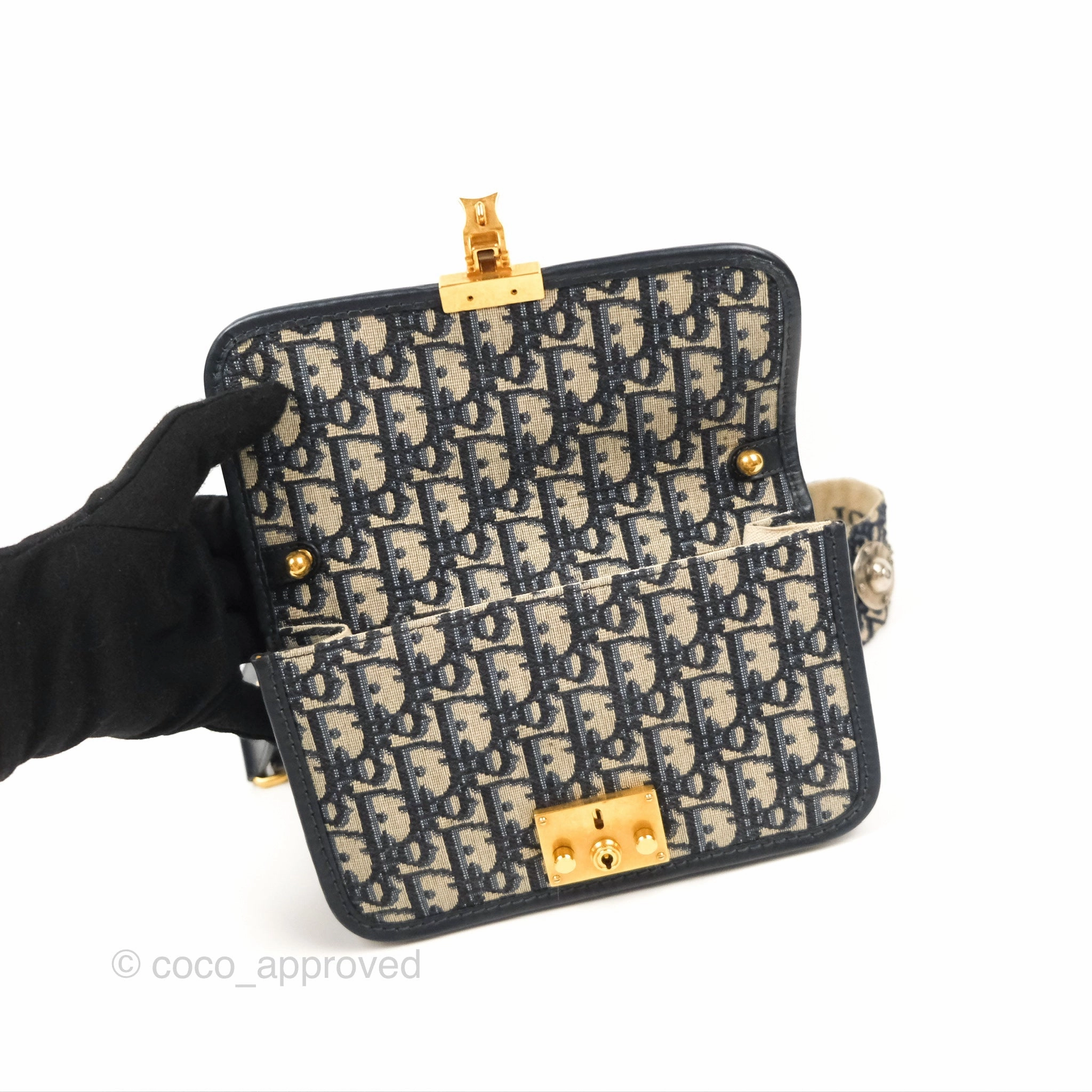 Christian Dior Dioraddict Flap Oblique Blue