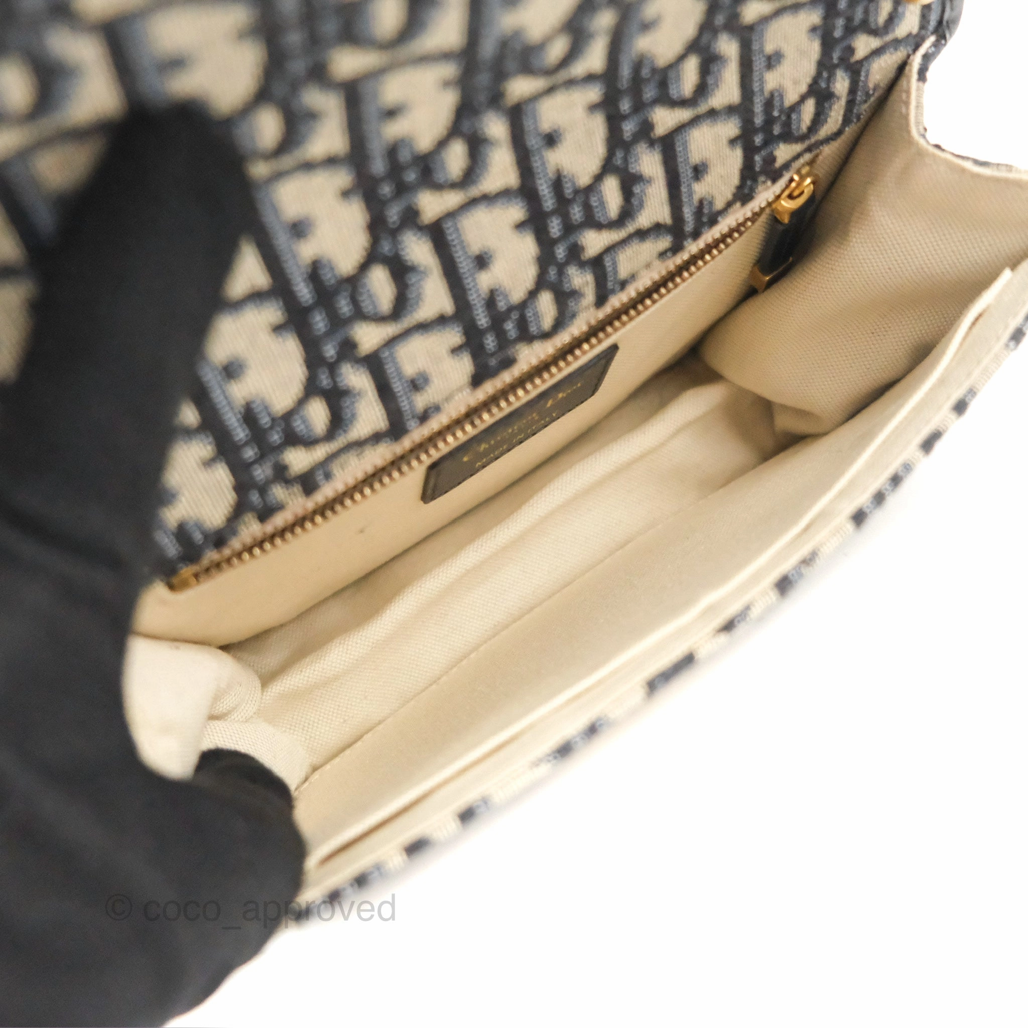 Christian Dior Dioraddict Flap Oblique Blue