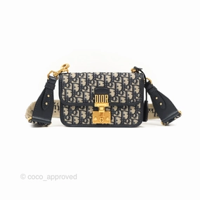 Christian Dior Dioraddict Flap Oblique Blue