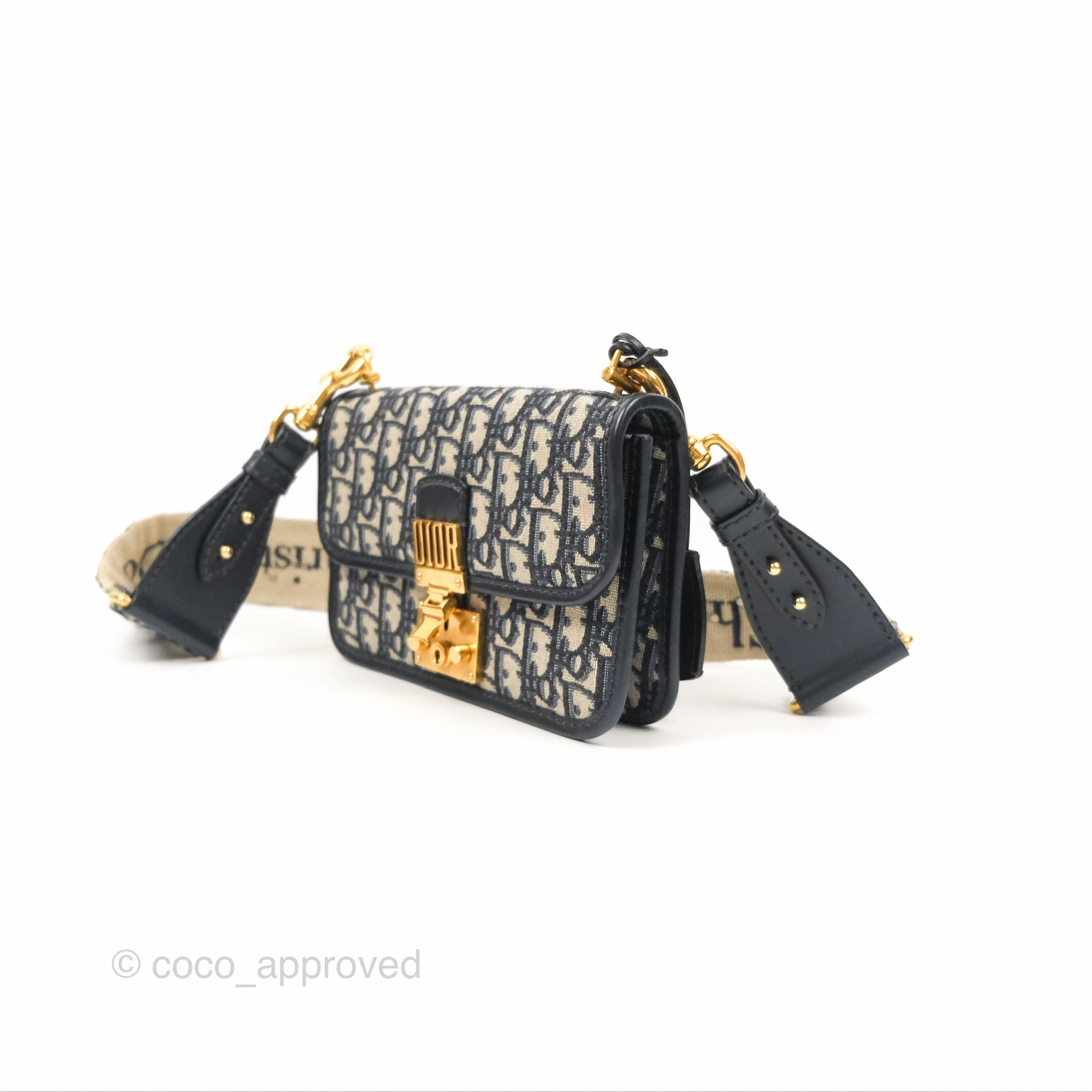 Christian Dior Dioraddict Flap Oblique Blue