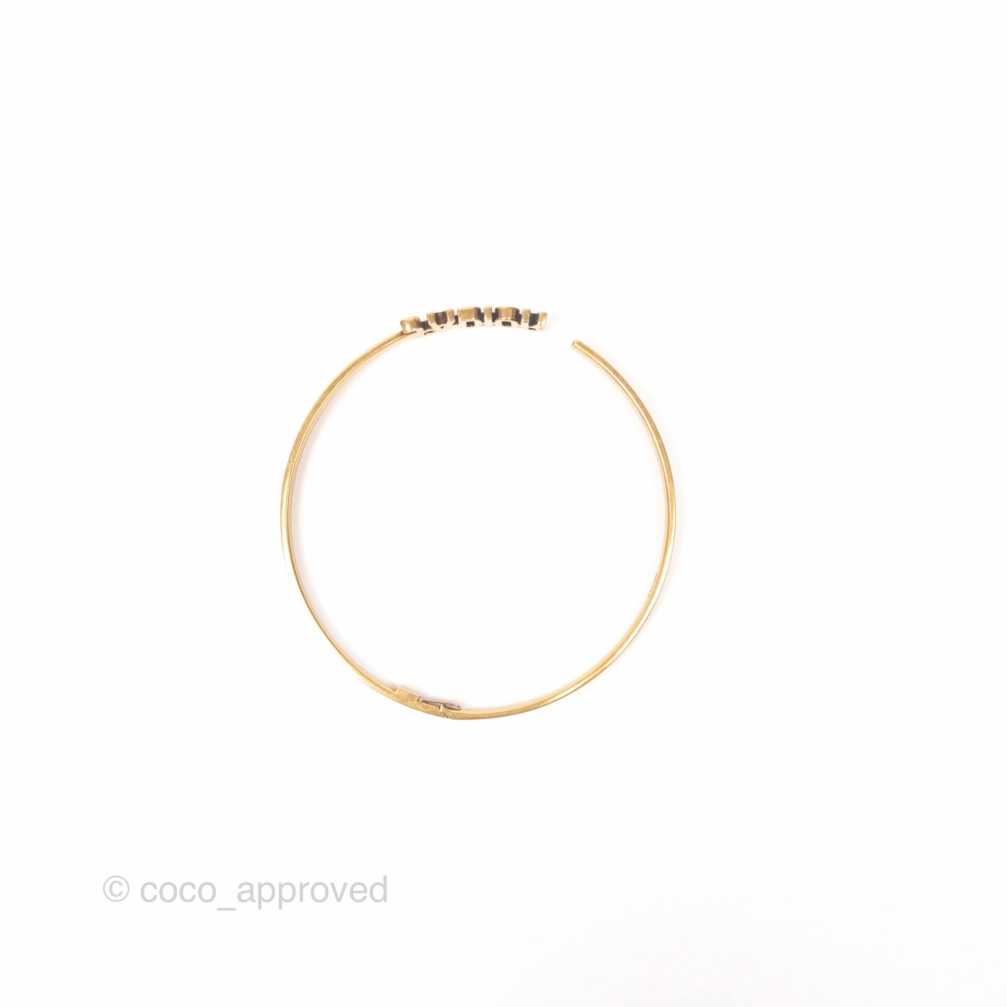 Christian Dior J'adior Choker Gold Tone