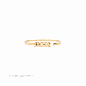 Christian Dior J'adior Choker Gold Tone