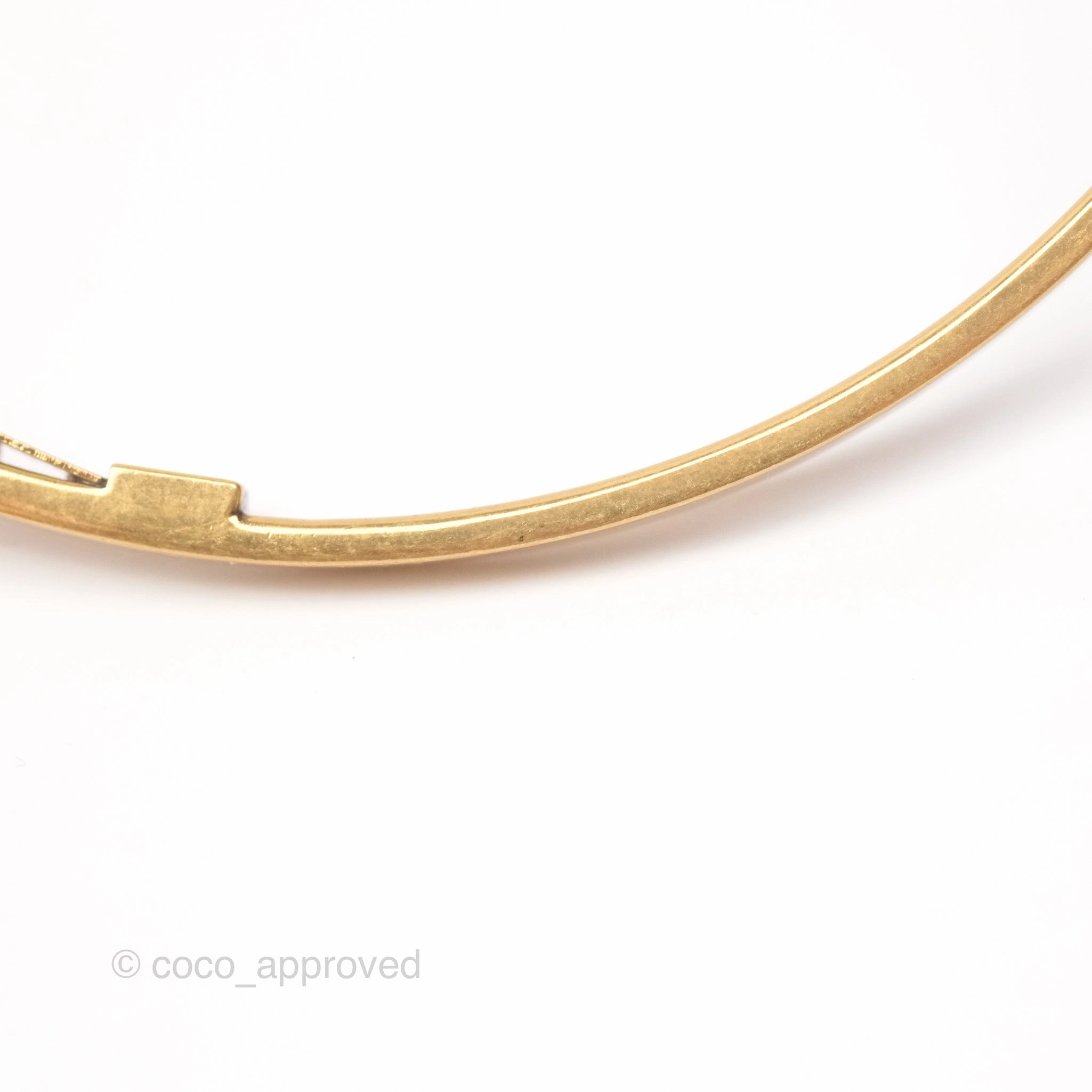 Christian Dior J'adior Choker Gold Tone