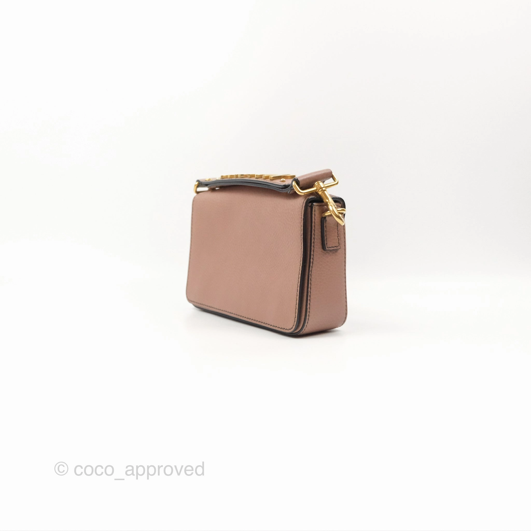 Christian Dior J'Adior Strap Flap Bag Dusty Pink Grained Calfskin