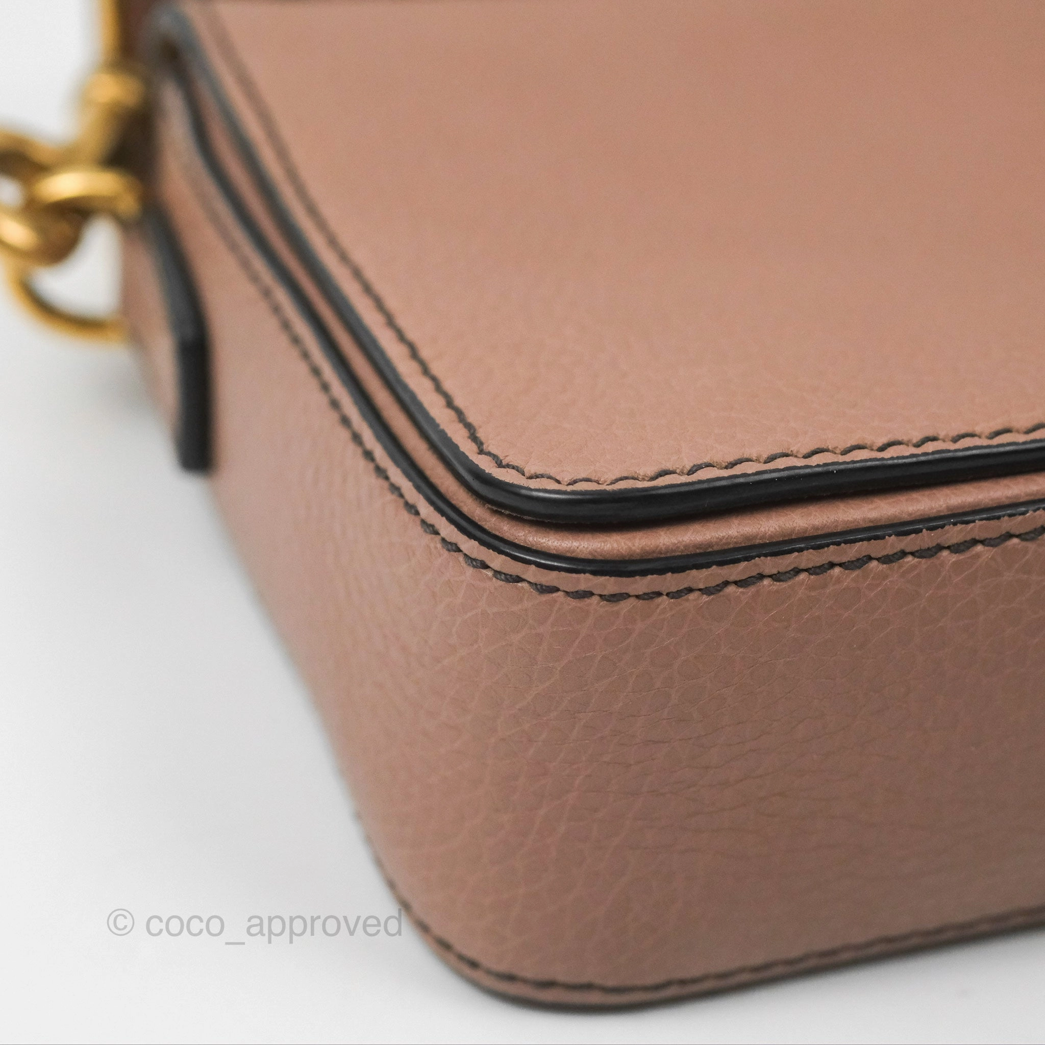 Christian Dior J'Adior Strap Flap Bag Dusty Pink Grained Calfskin
