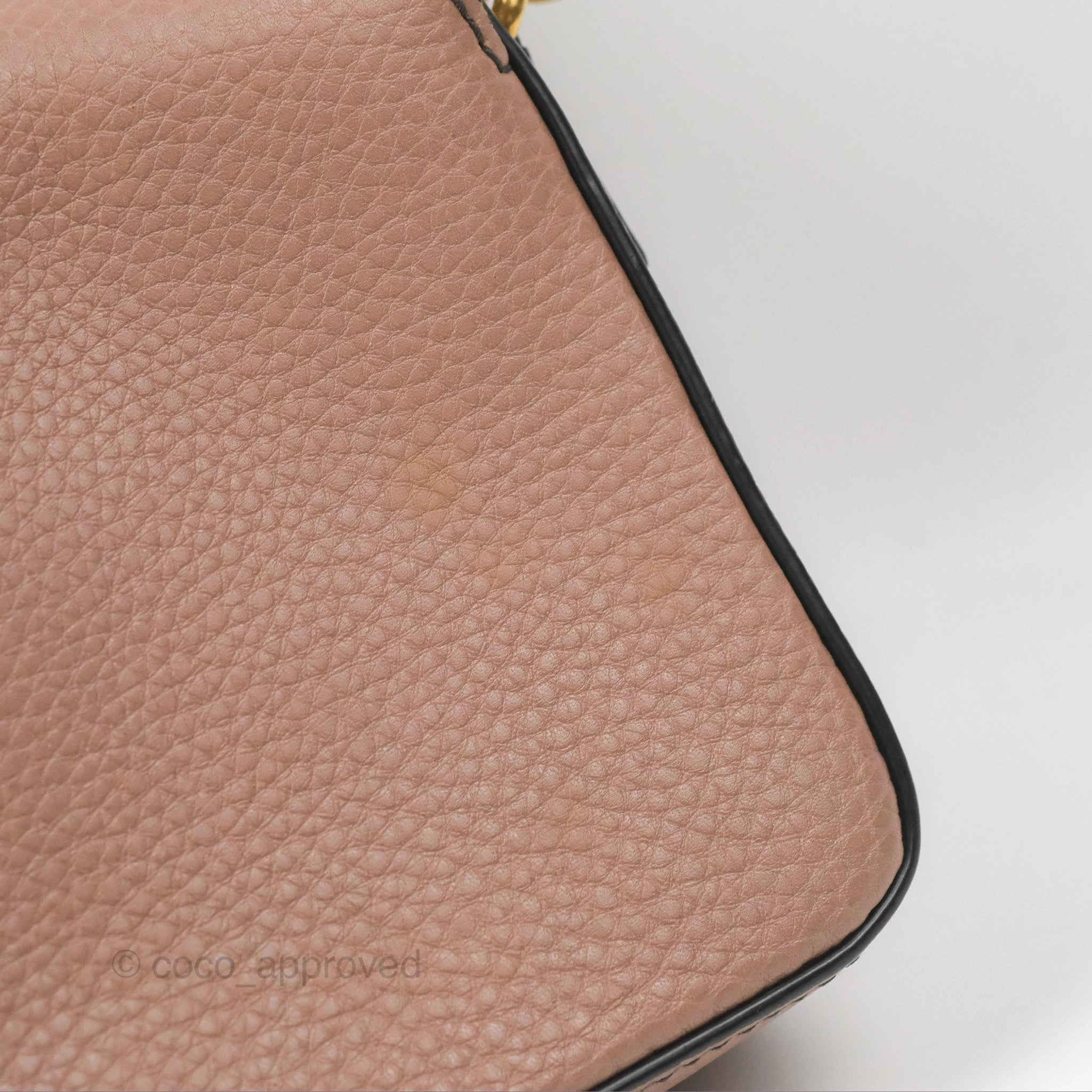 Christian Dior J'Adior Strap Flap Bag Dusty Pink Grained Calfskin