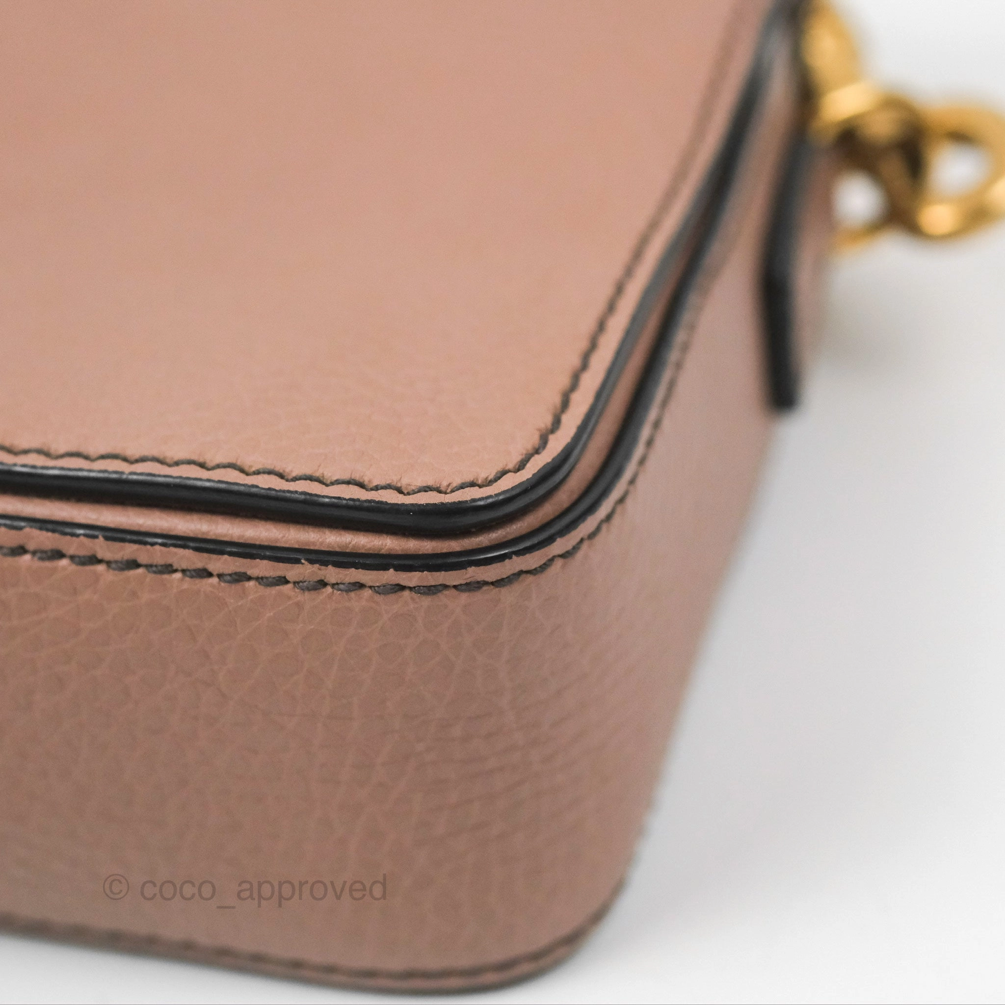 Christian Dior J'Adior Strap Flap Bag Dusty Pink Grained Calfskin