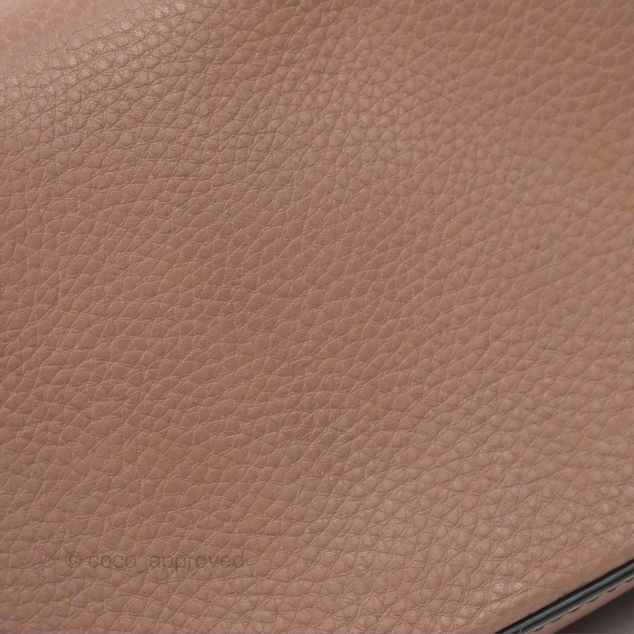 Christian Dior J'Adior Strap Flap Bag Dusty Pink Grained Calfskin