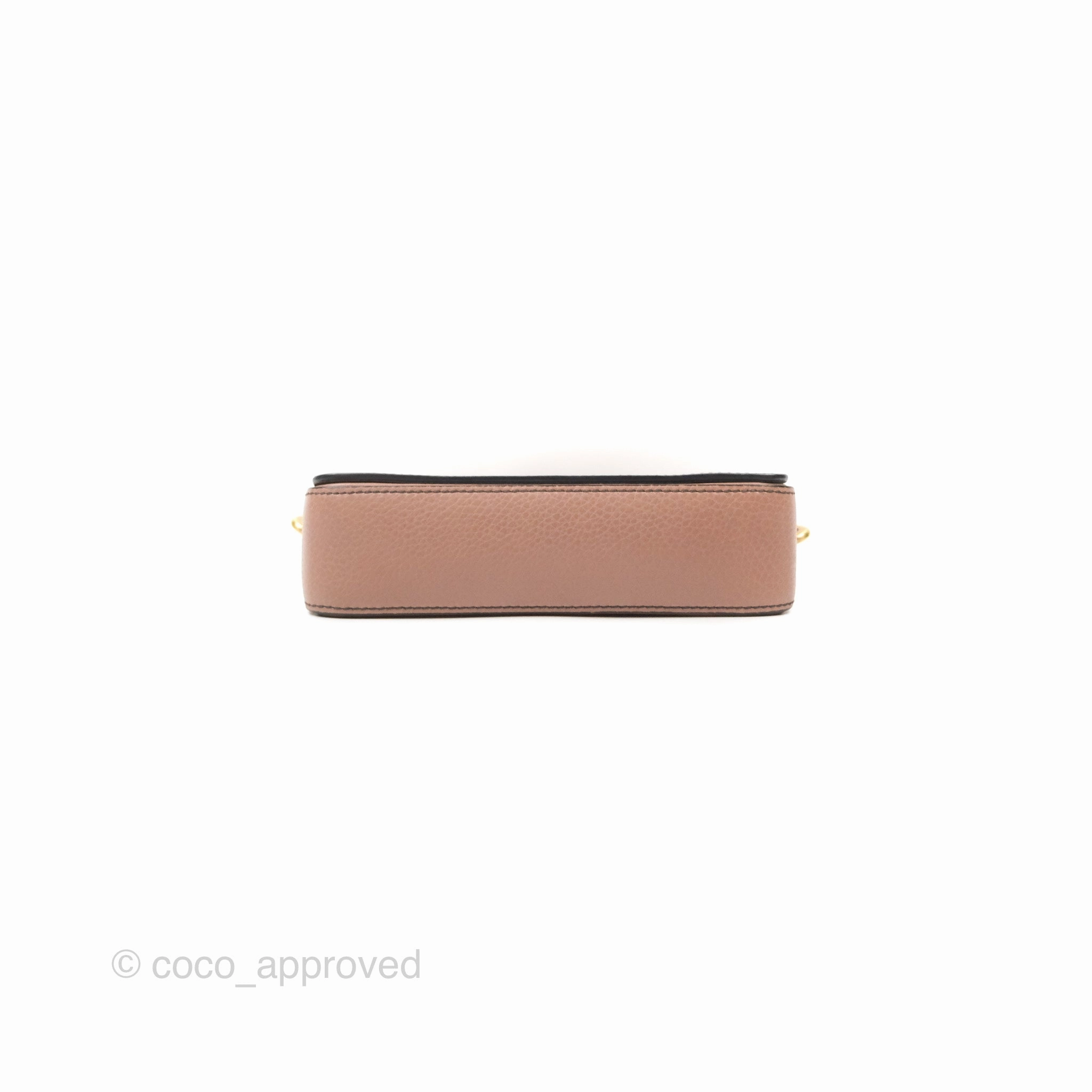 Christian Dior J'Adior Strap Flap Bag Dusty Pink Grained Calfskin