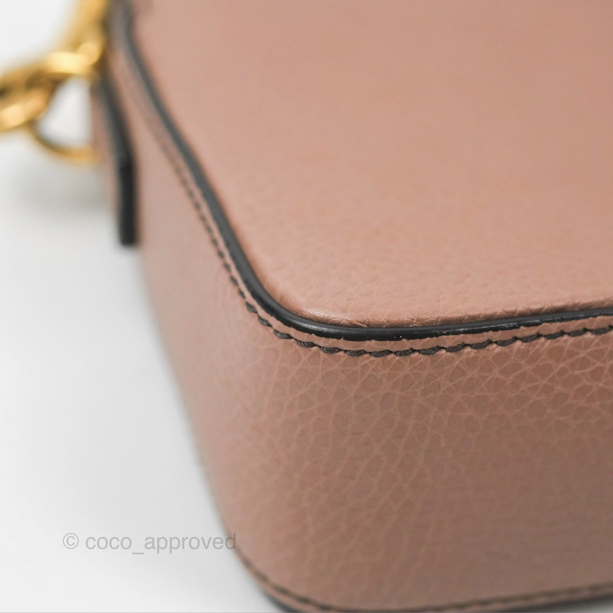 Christian Dior J'Adior Strap Flap Bag Dusty Pink Grained Calfskin