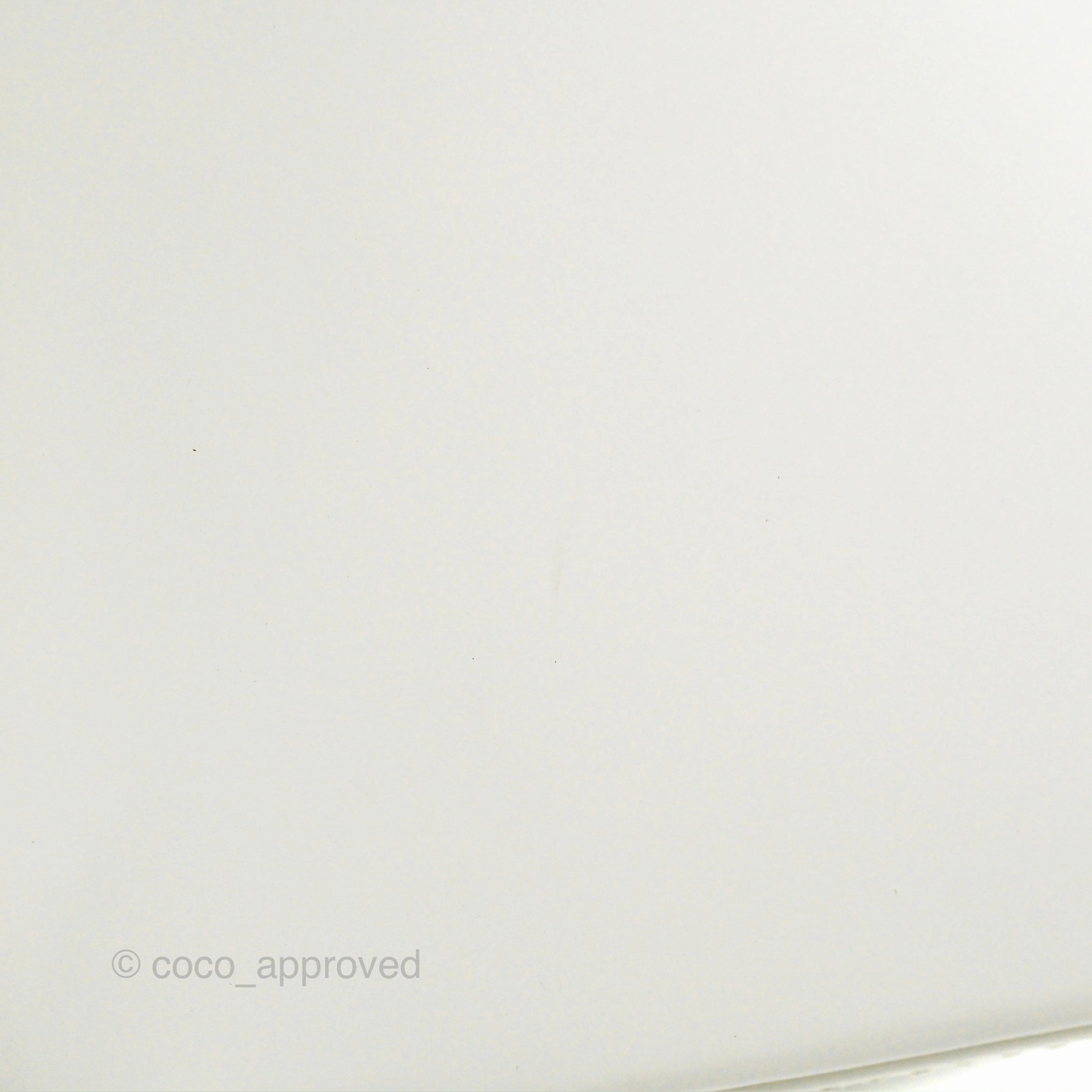 Christian Dior Lady Dior White Calfskin Silver Hardware